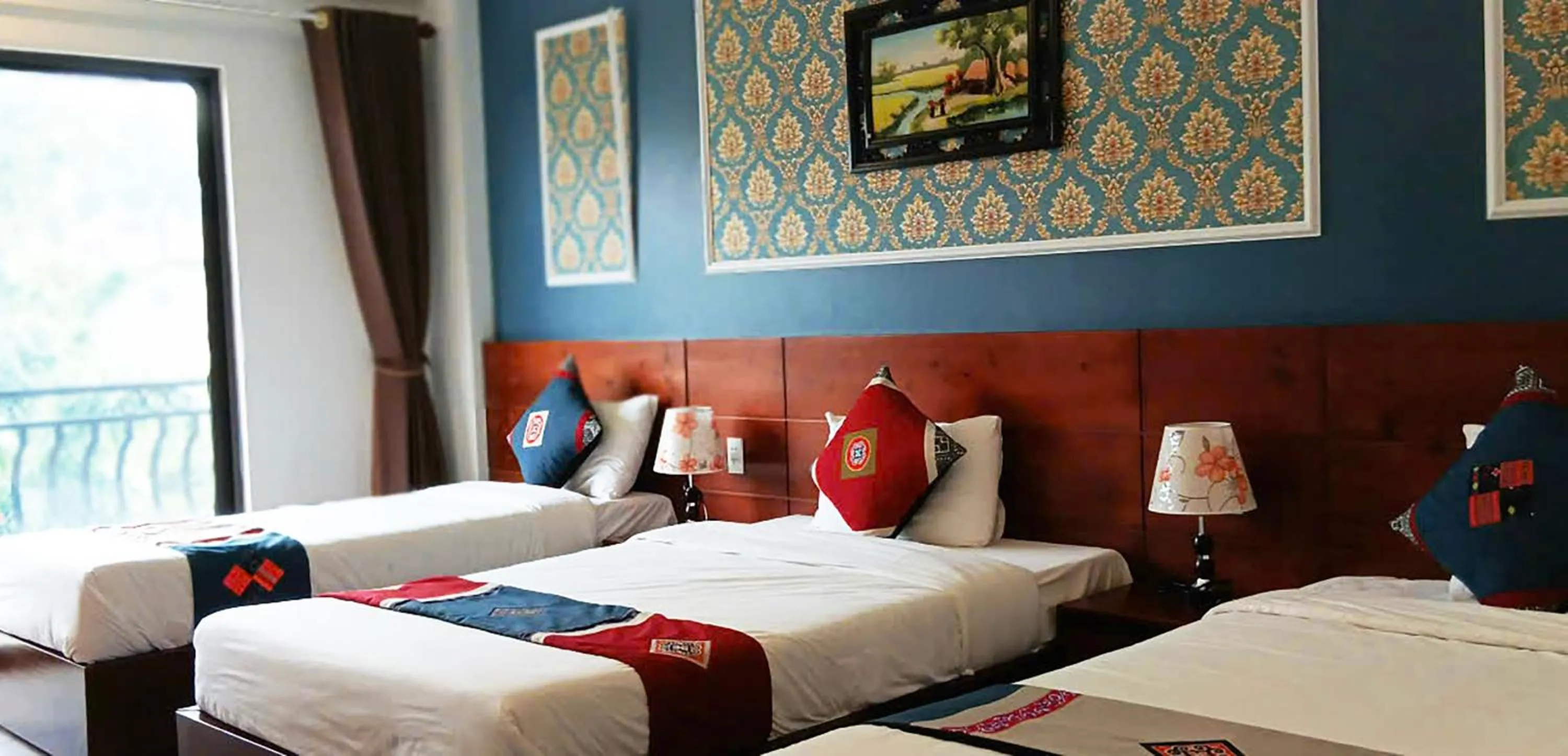 Bedroom, Bed in Sunshine View Sapa Hotel