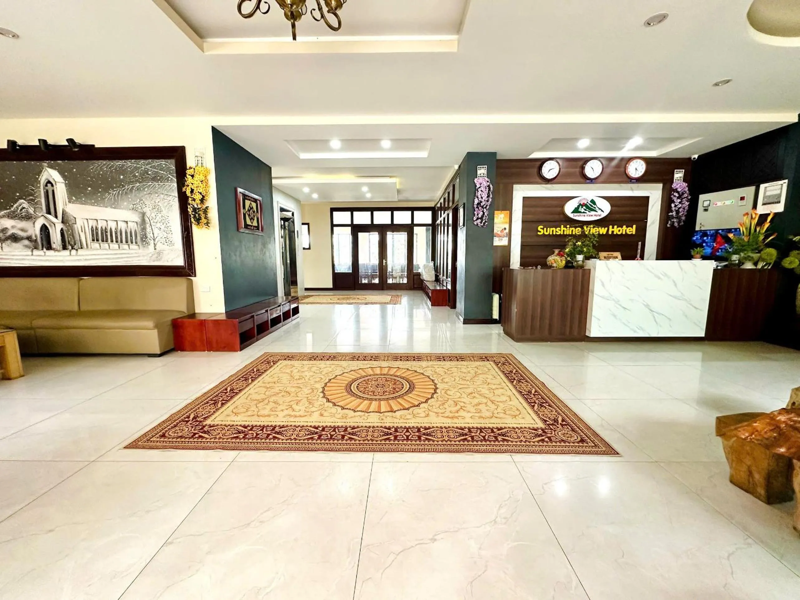 Lobby or reception in Sunshine View Sapa Hotel