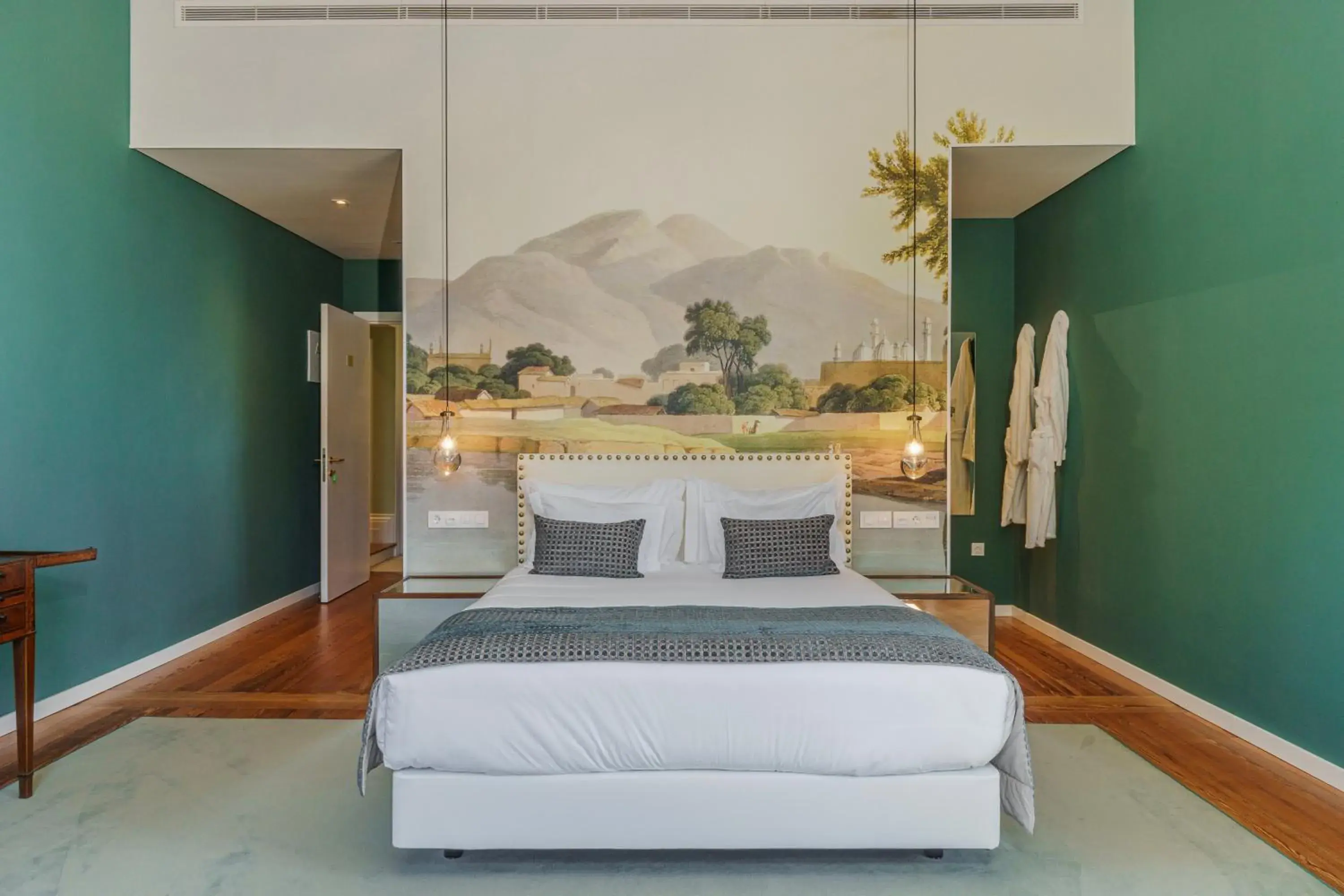 Bed in Solar dos Cantos Botanic House & Garden Bed in Solar dos Cantos Botanic House & Garden