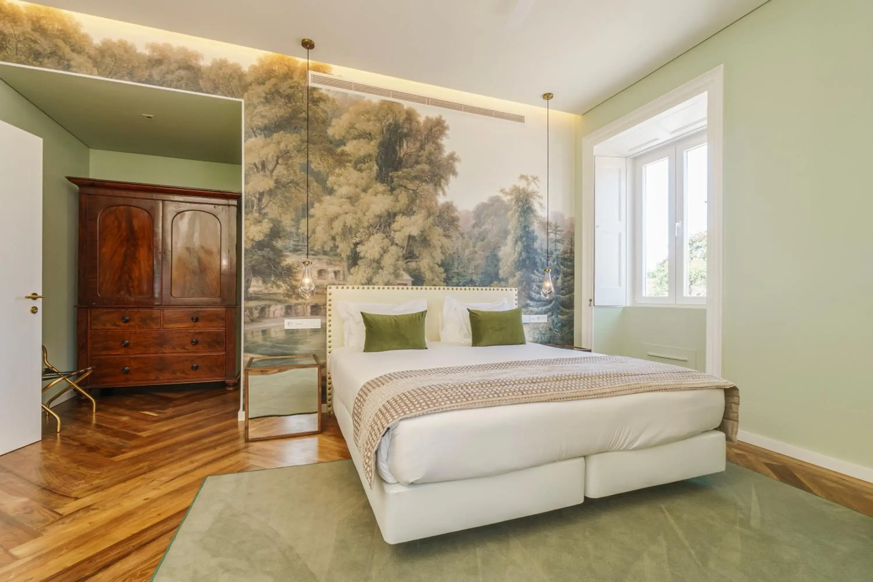 Bed in Solar dos Cantos Botanic House & Garden Bed in Solar dos Cantos Botanic House & Garden