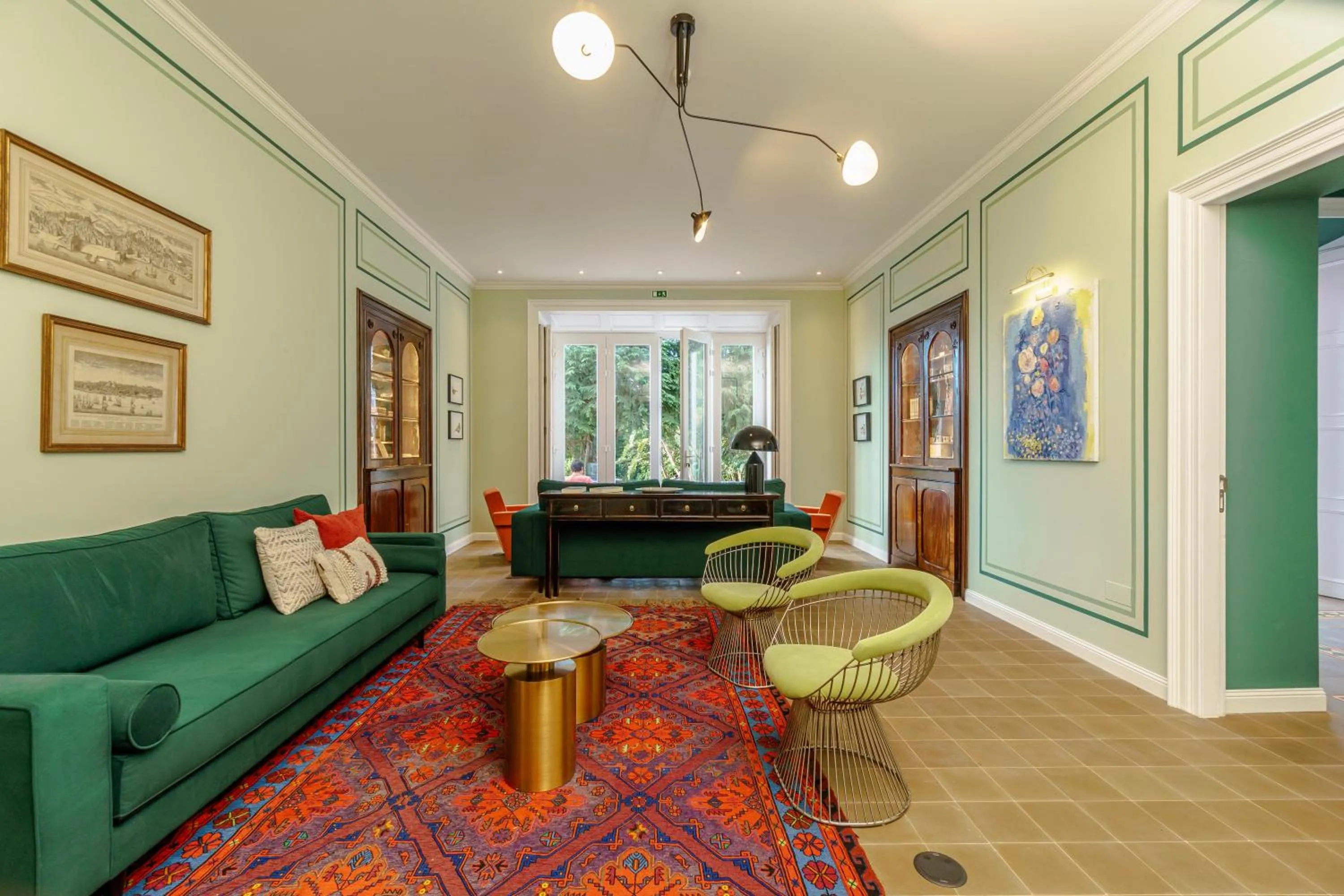 Living room in Solar dos Cantos Botanic House & Garden