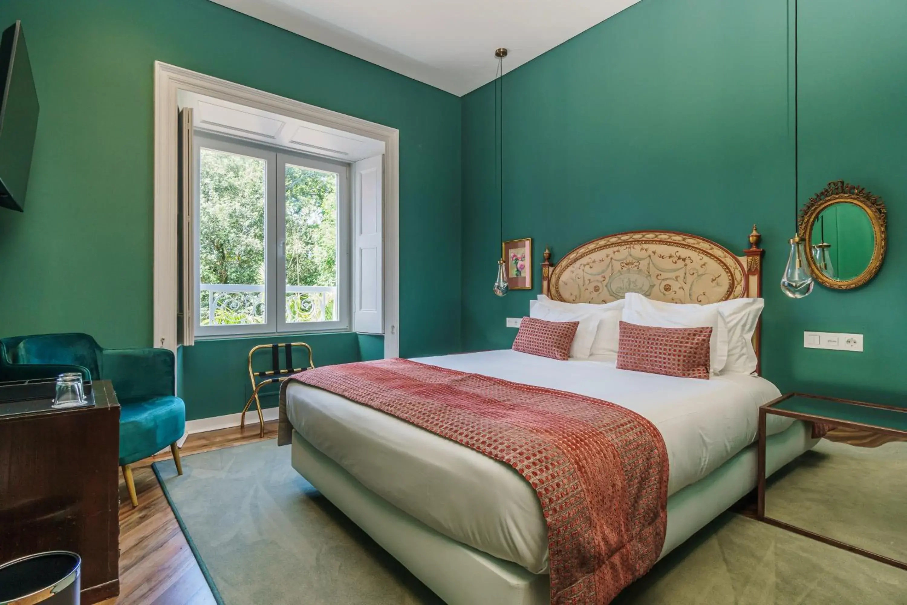 Bed in Solar dos Cantos Botanic House & Garden Bed in Solar dos Cantos Botanic House & Garden