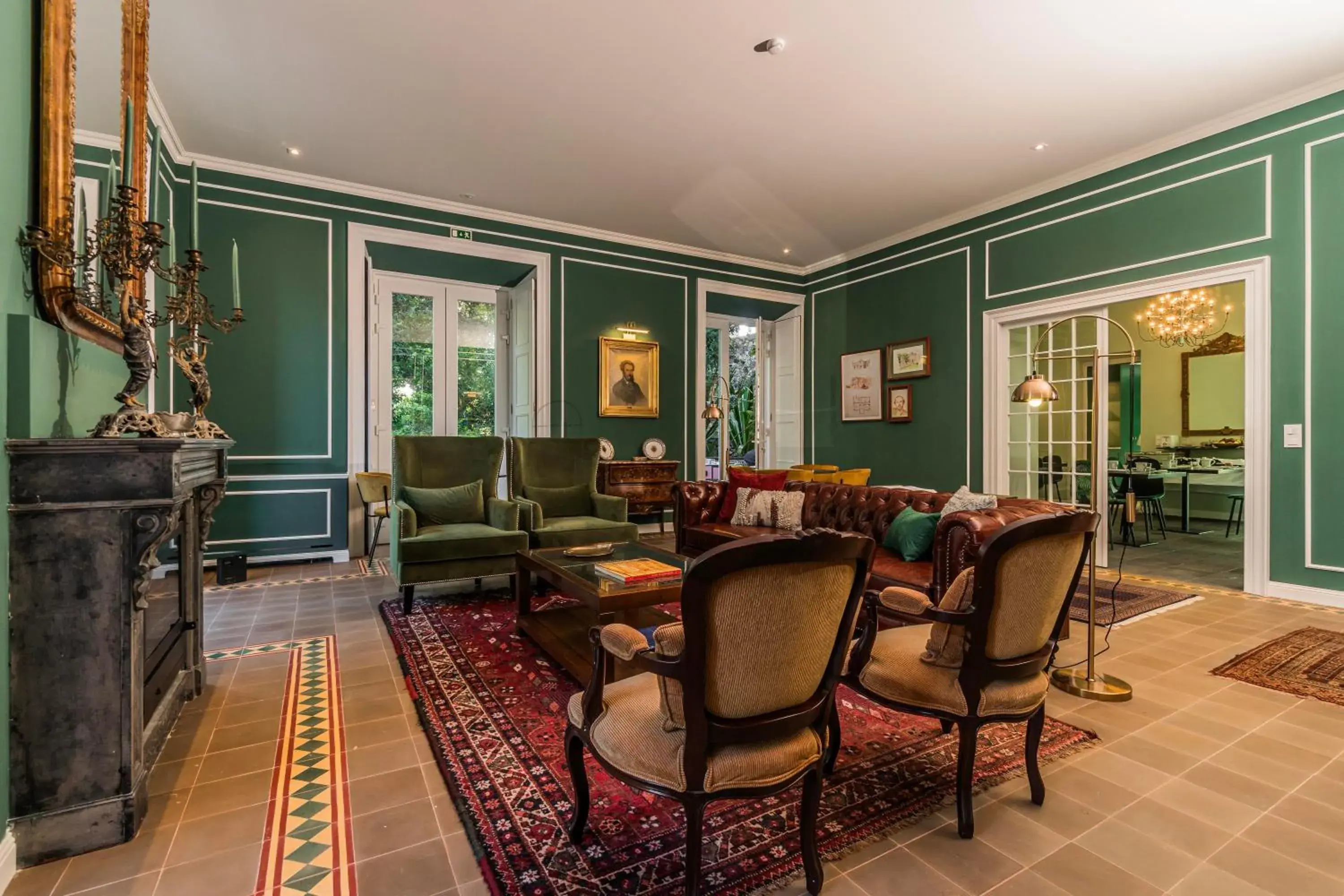 Living room in Solar dos Cantos Botanic House & Garden Living room in Solar dos Cantos Botanic House & Garden