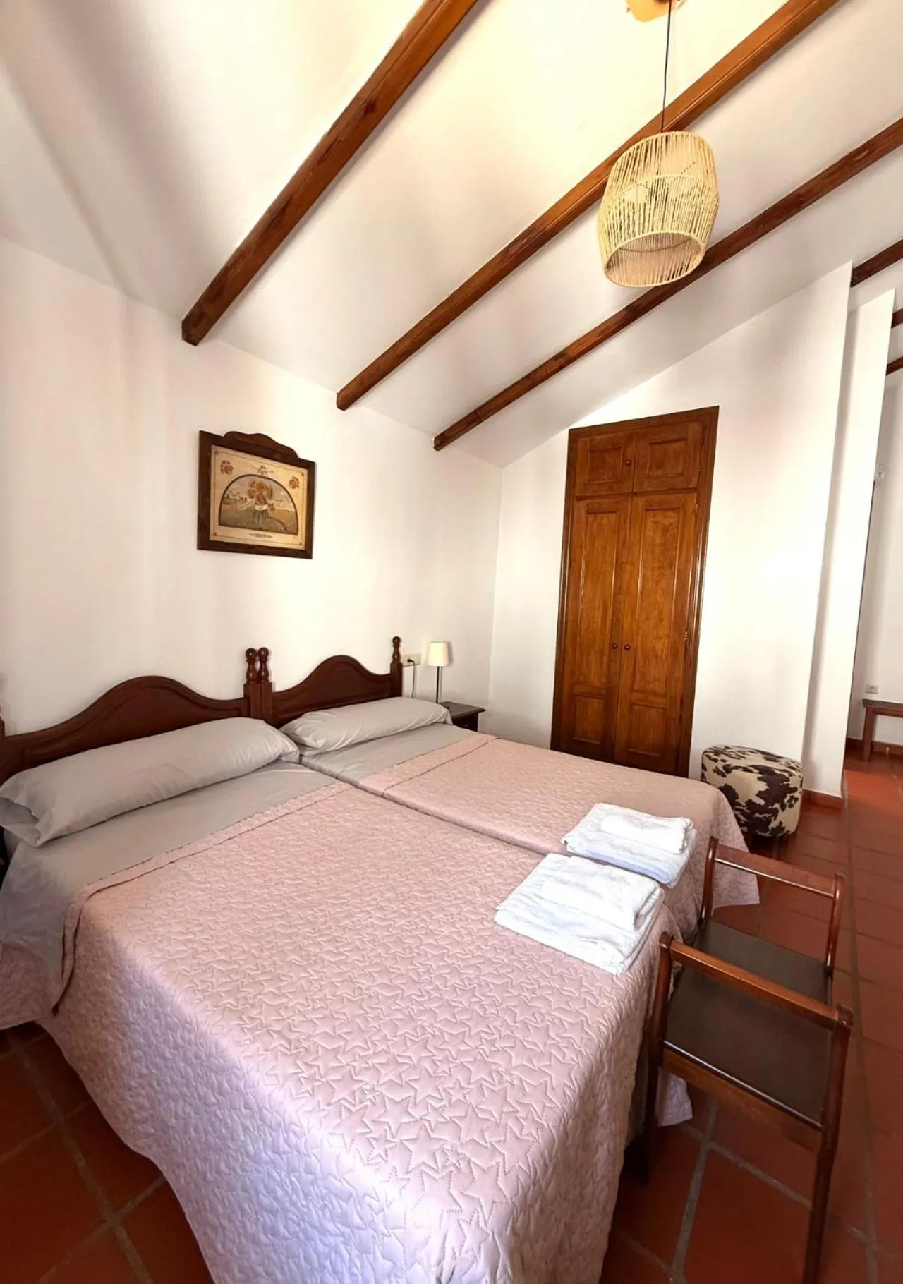 Bed in Hotel Rural Palacete de Mañara