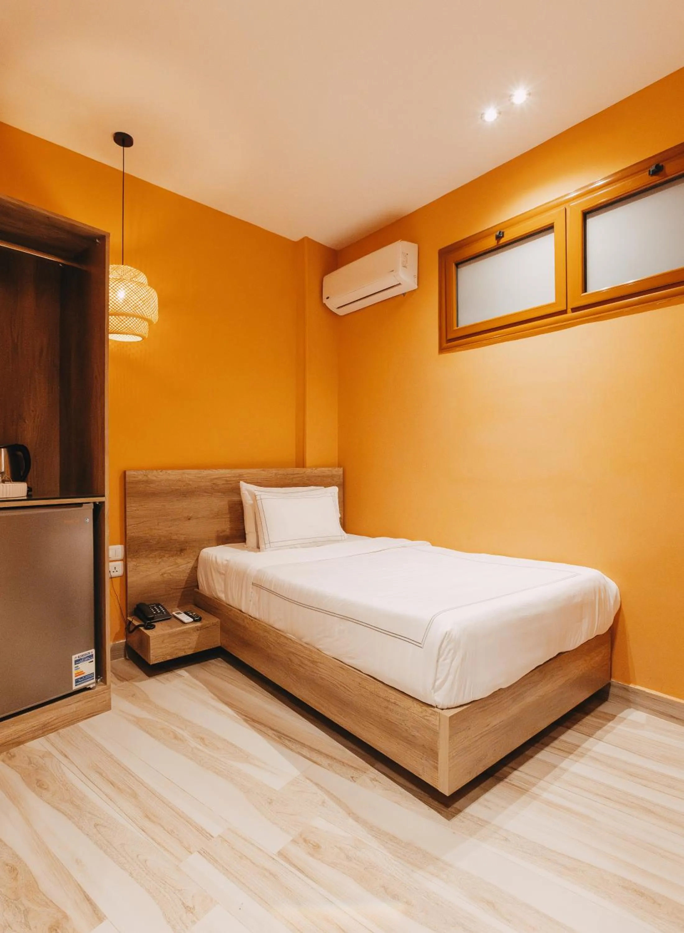 Bed in BrassAlmas Pyramids Hotel