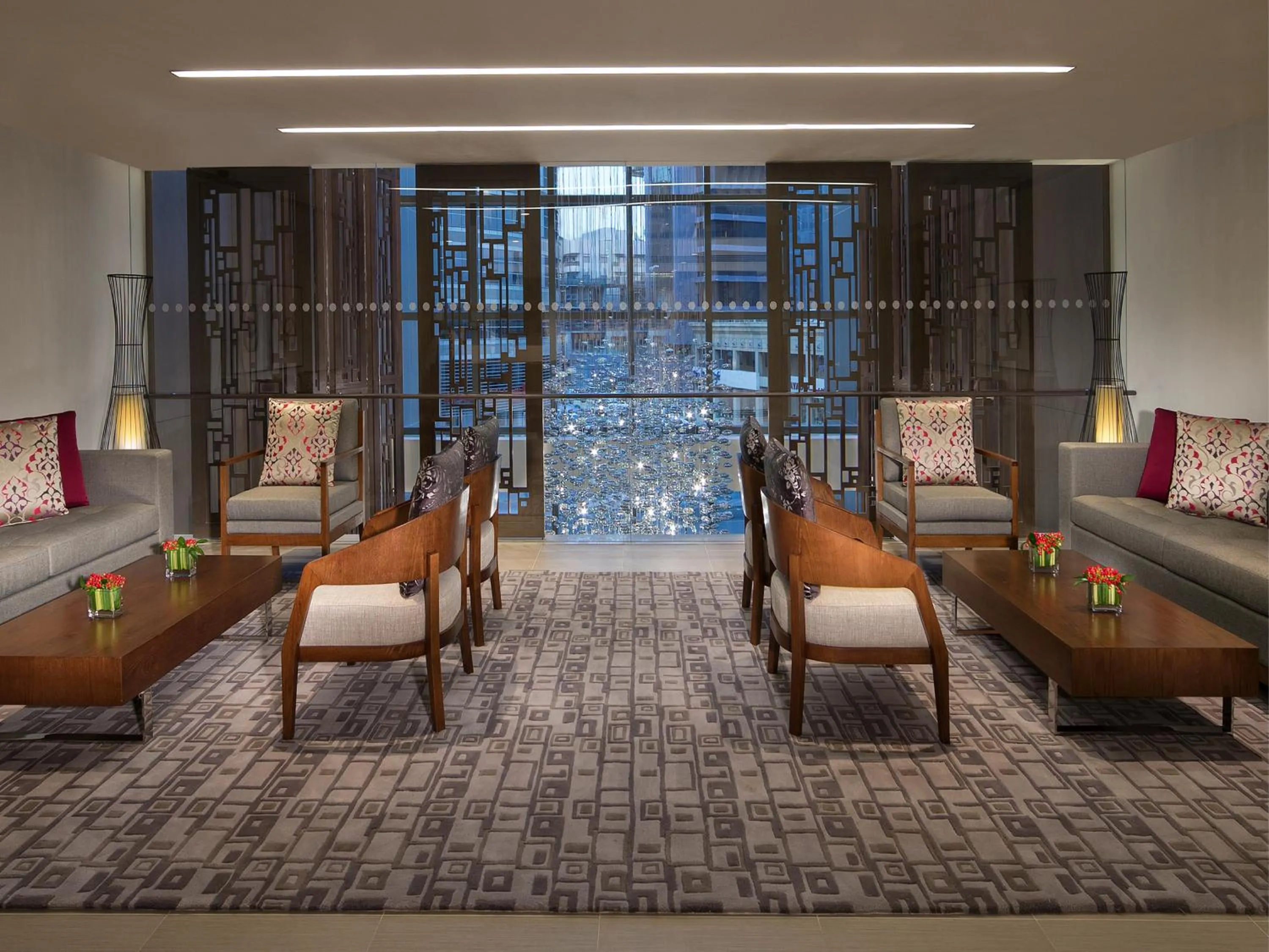 Communal lounge/ TV room in Pullman Dubai Creek City Centre Residences