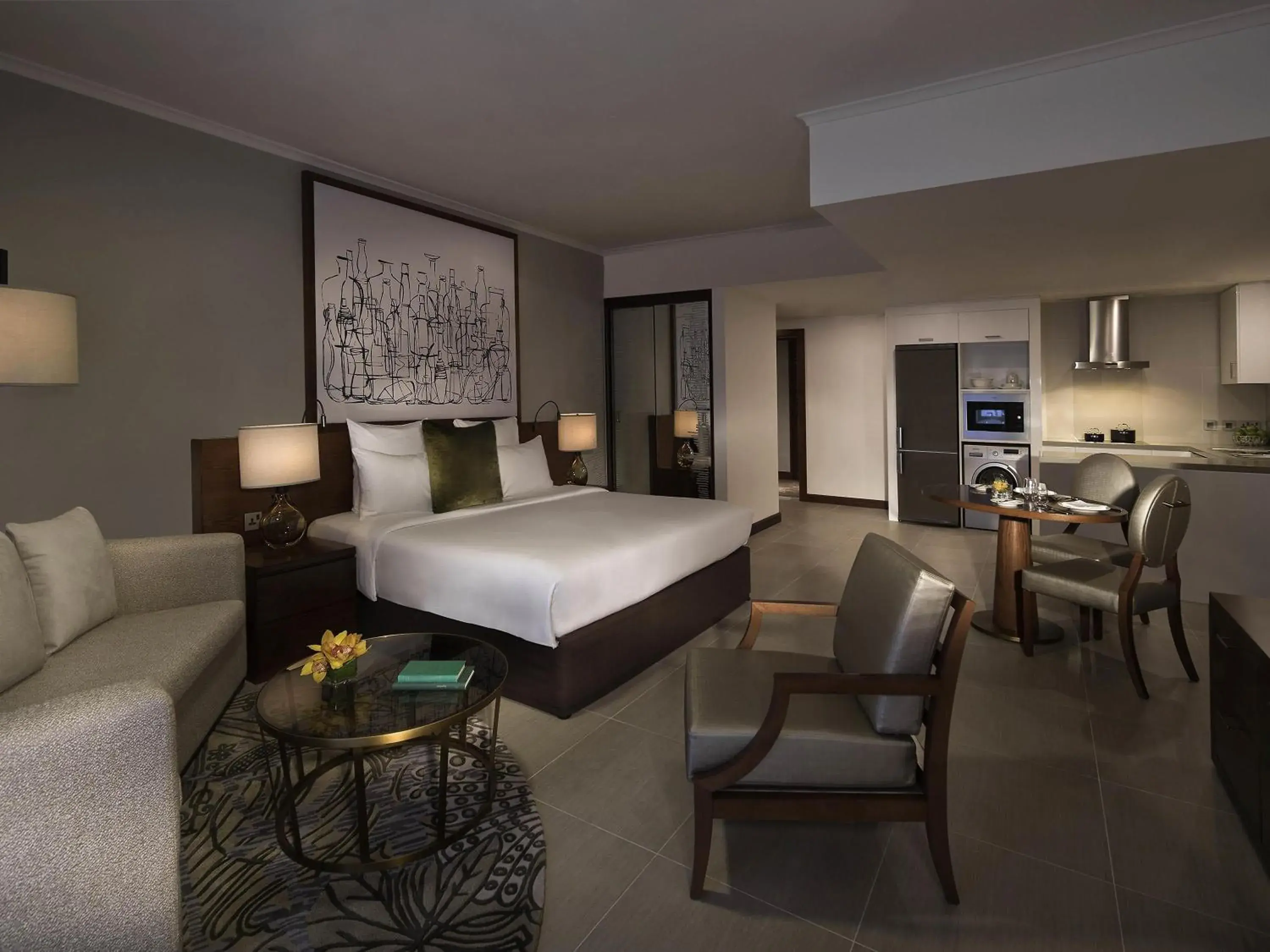 Bedroom, Bed in Pullman Dubai Creek City Centre Residences Bedroom, Bed in Pullman Dubai Creek City Centre Residences