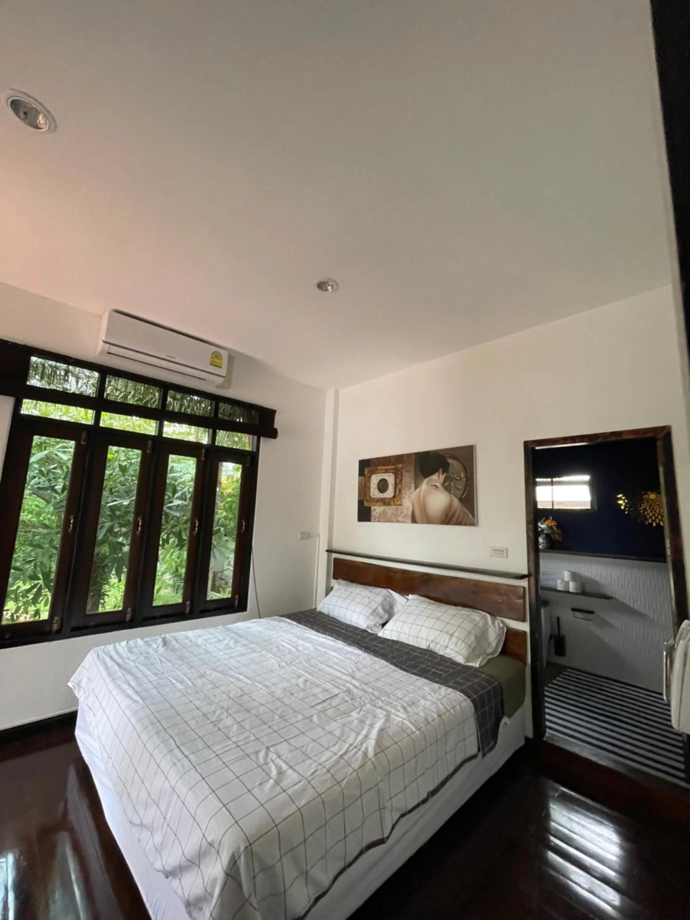 Bed in Aisawan Resort villa