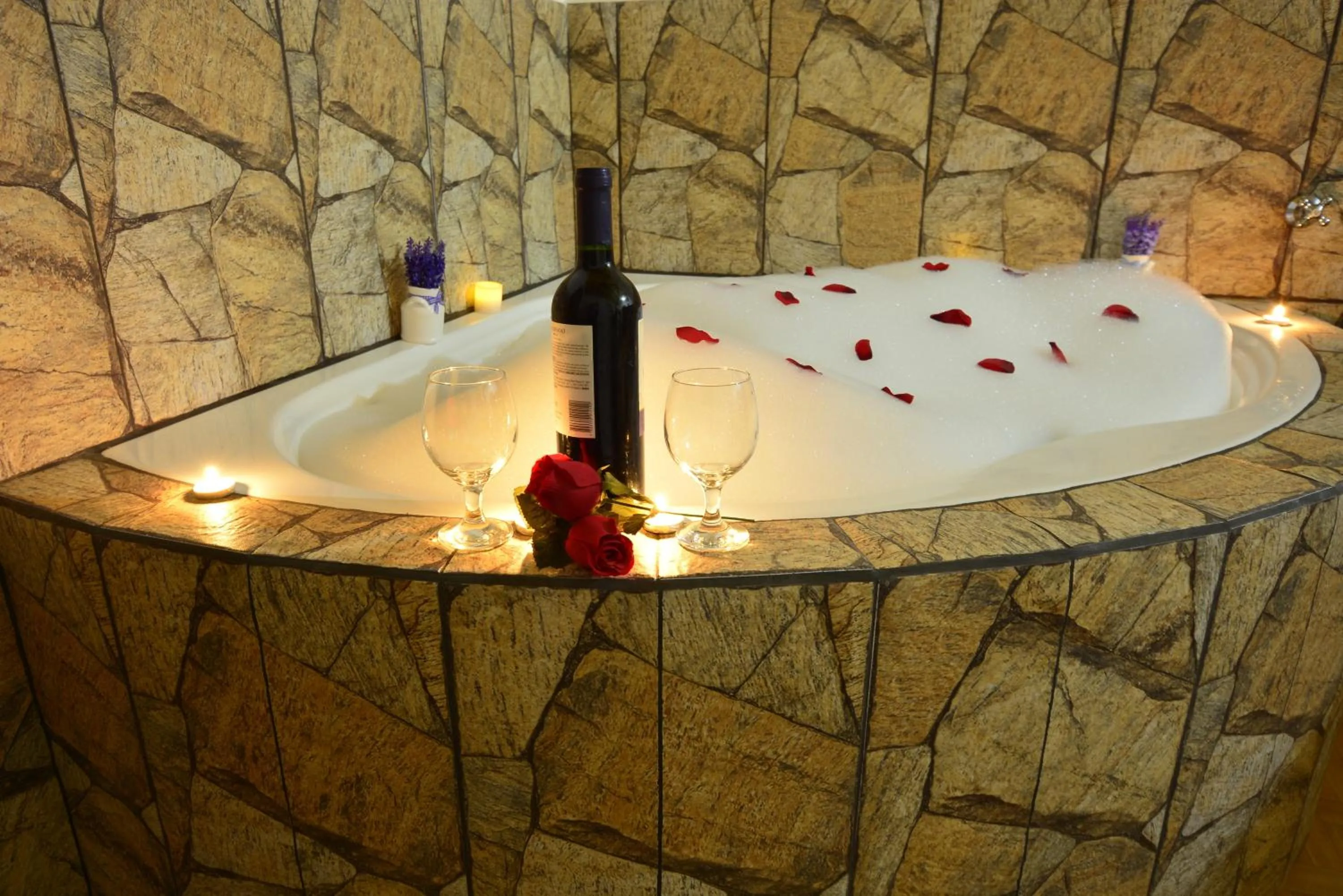 Chalet with Spa Bath in Pousada Cantinho Colibri