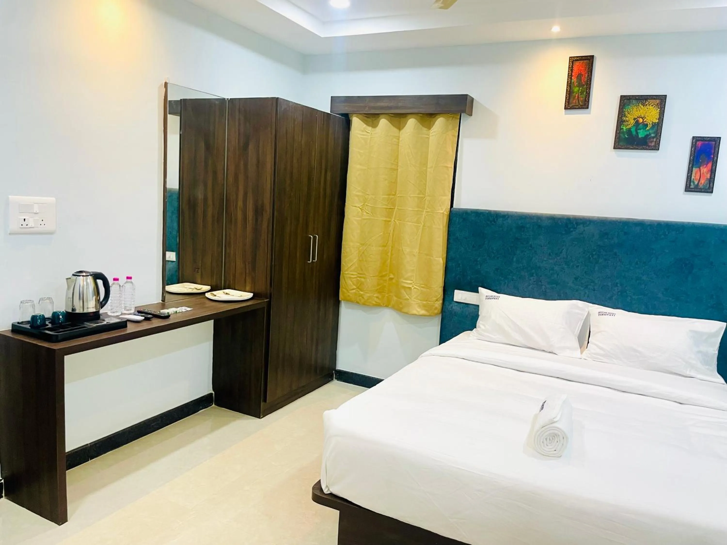 Bed in Deccan Suites, Tirupati