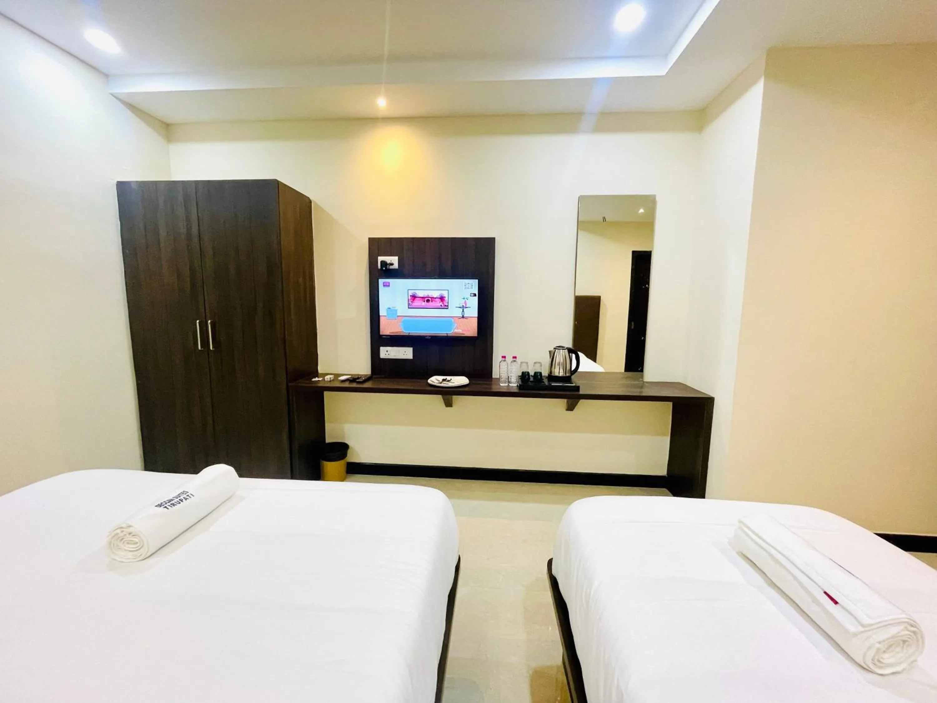 Bed in Deccan Suites, Tirupati