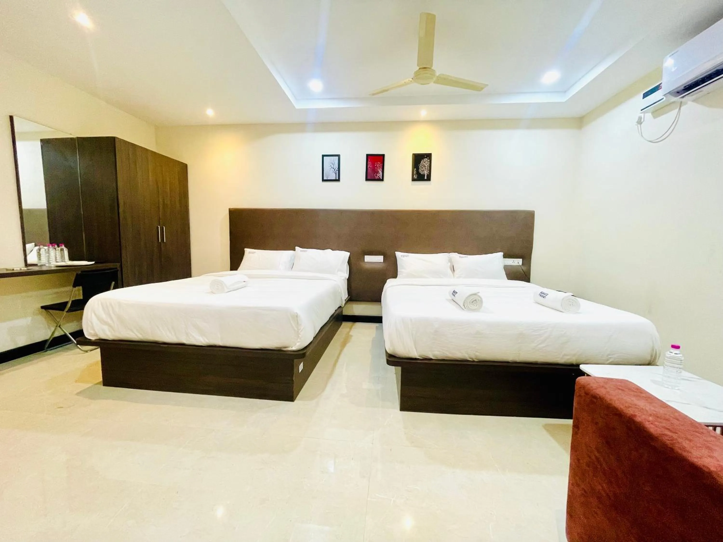 Bed in Deccan Suites, Tirupati