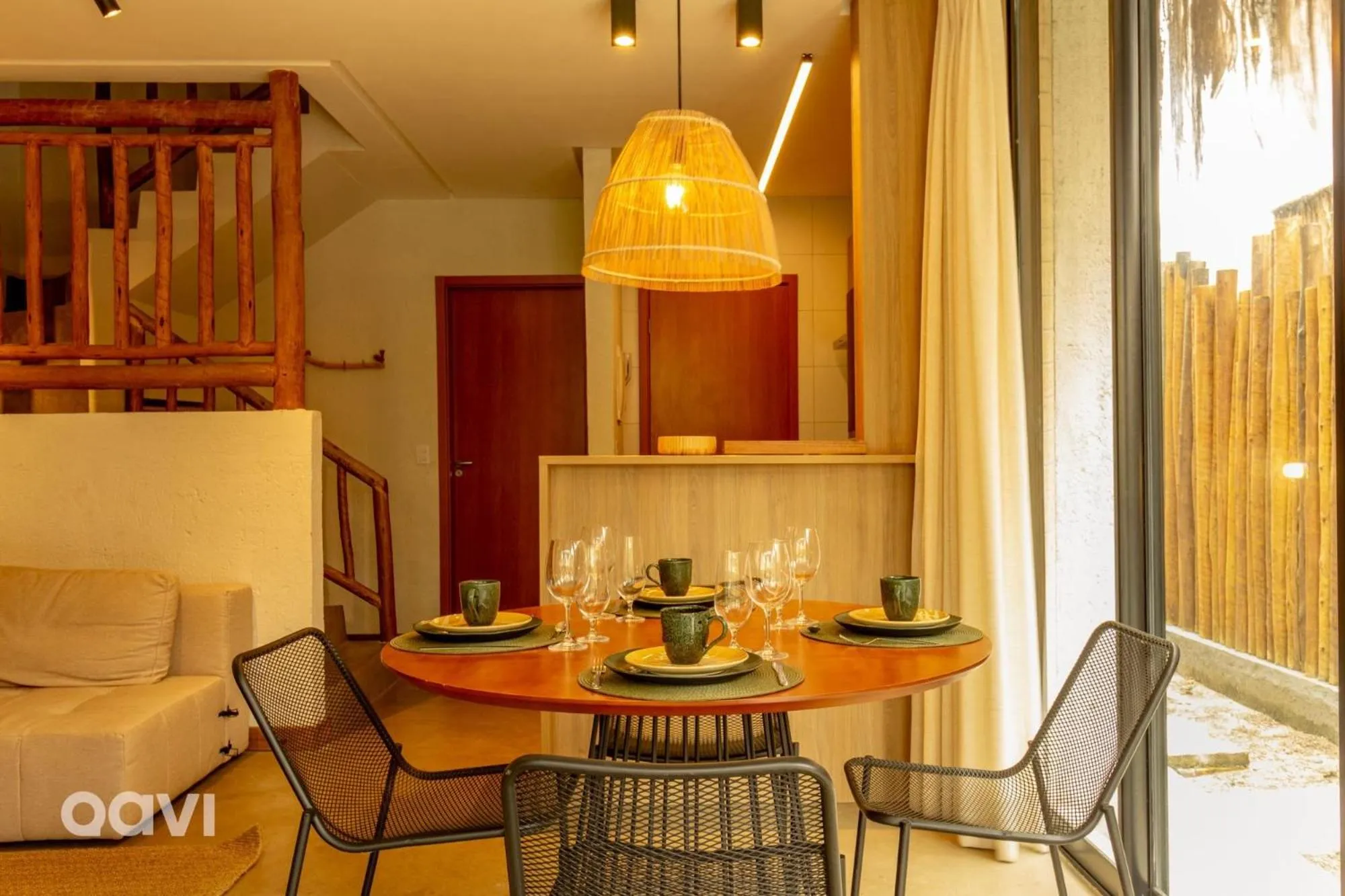 Dining area in Villa Sapê em São Miguel dos Milagres