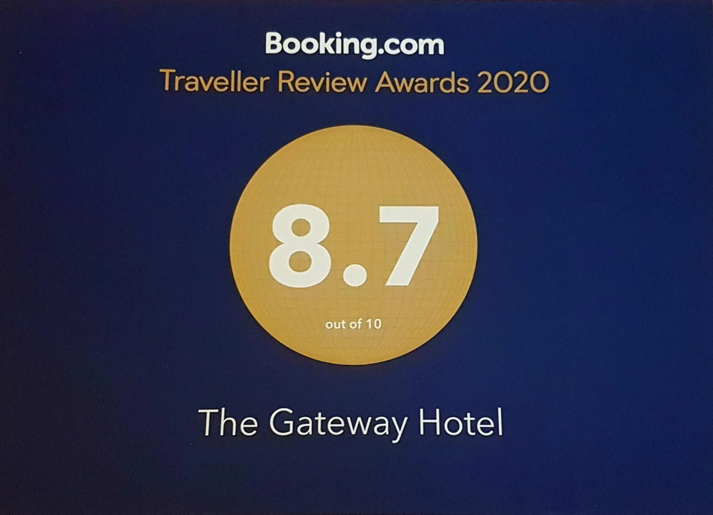 Logo/Certificate/Sign in The Gateway Hotel