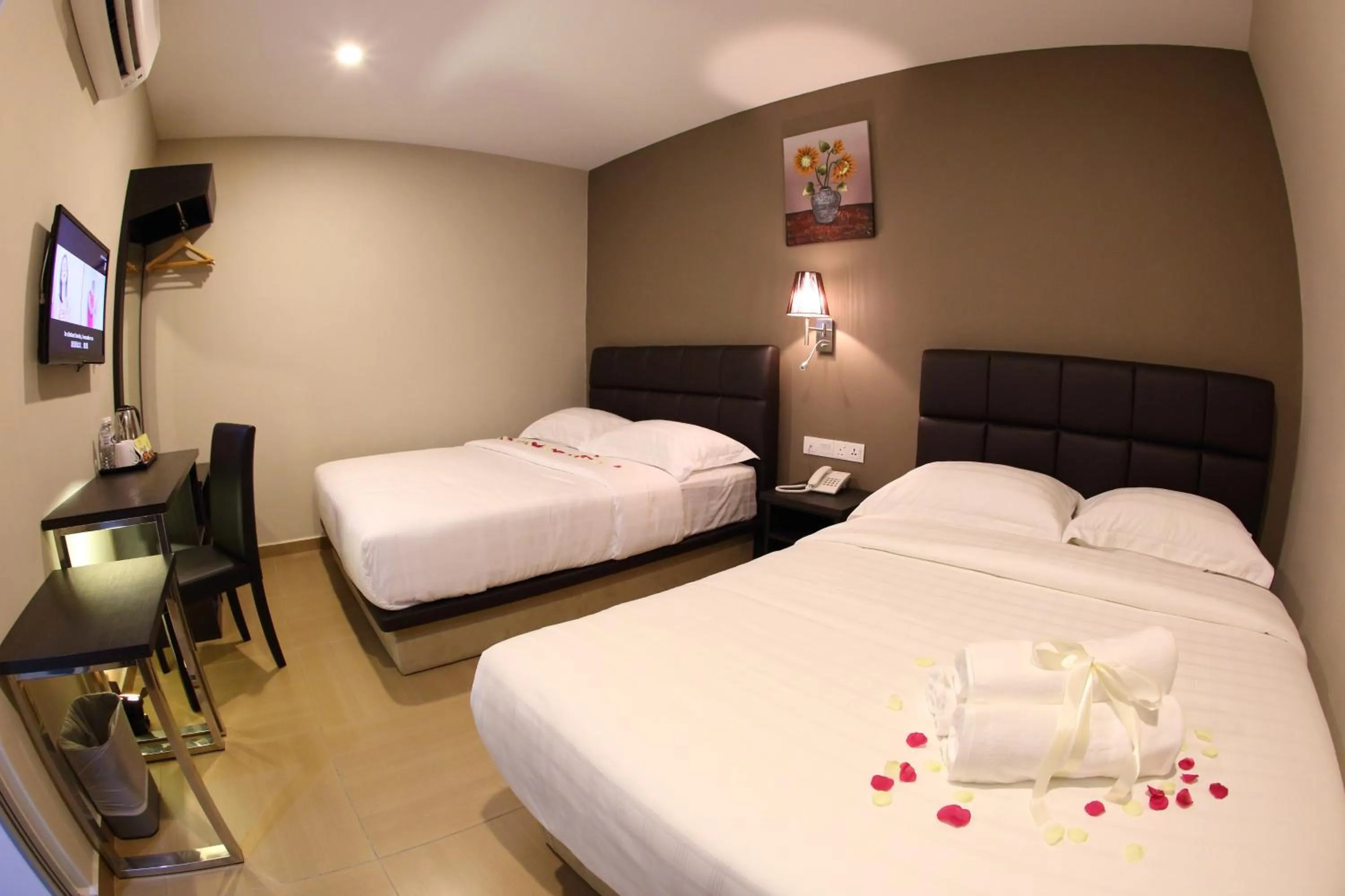 Bed in GL Hotel Kluang