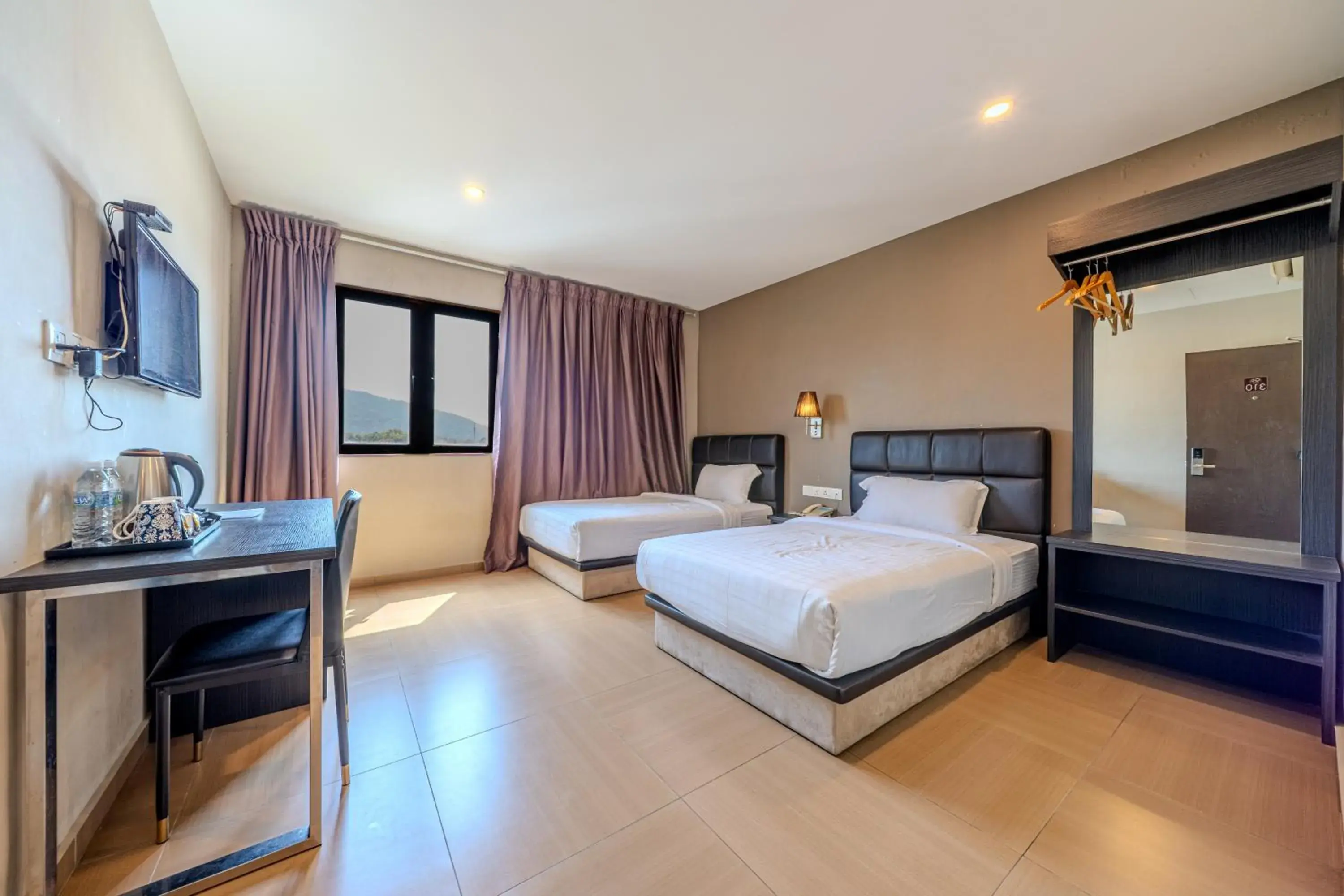 Deluxe Twin Room in GL Hotel Kluang Deluxe Twin Room in GL Hotel Kluang