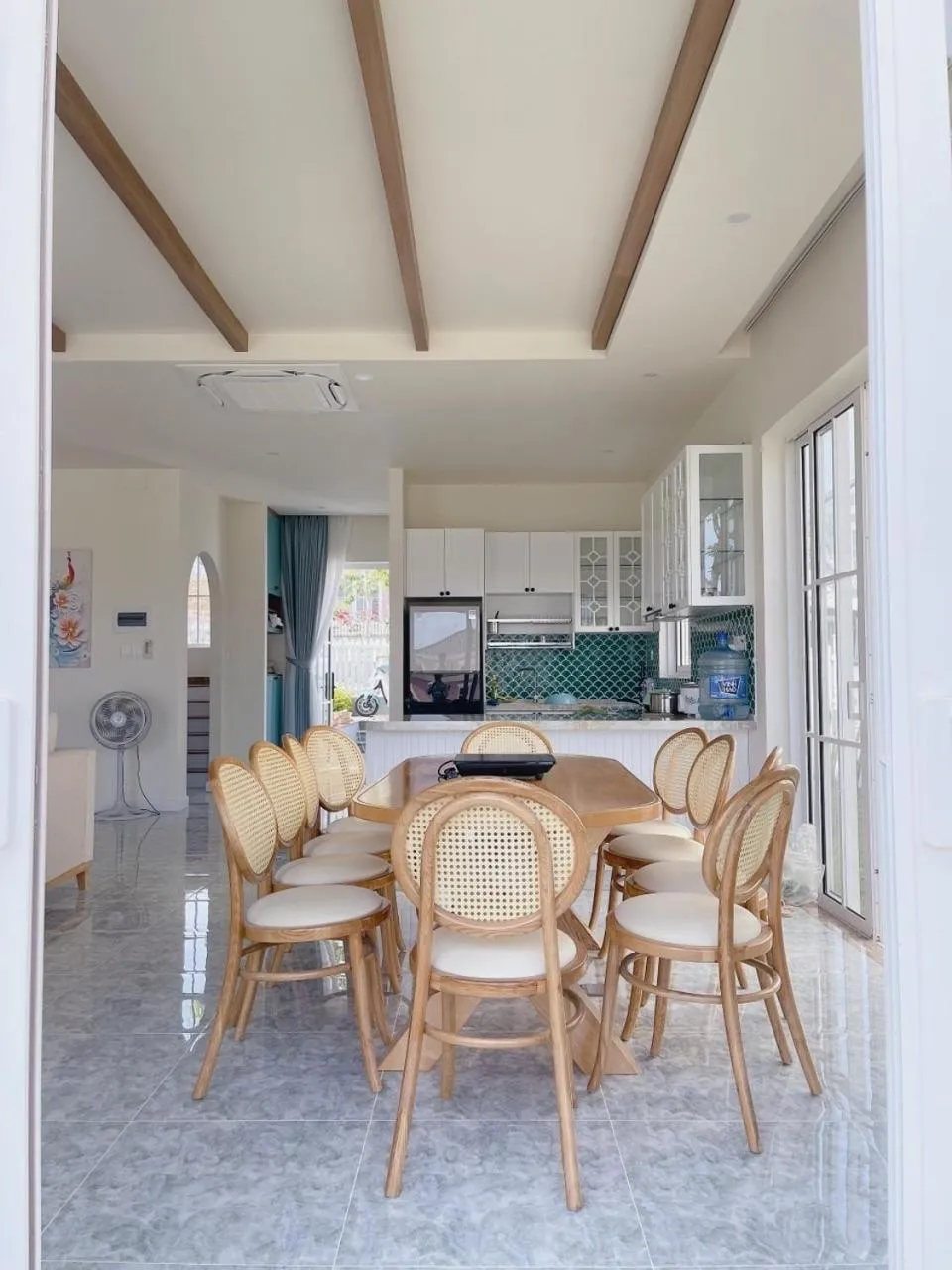 Dining area in Villa Nova World Phan Thiết