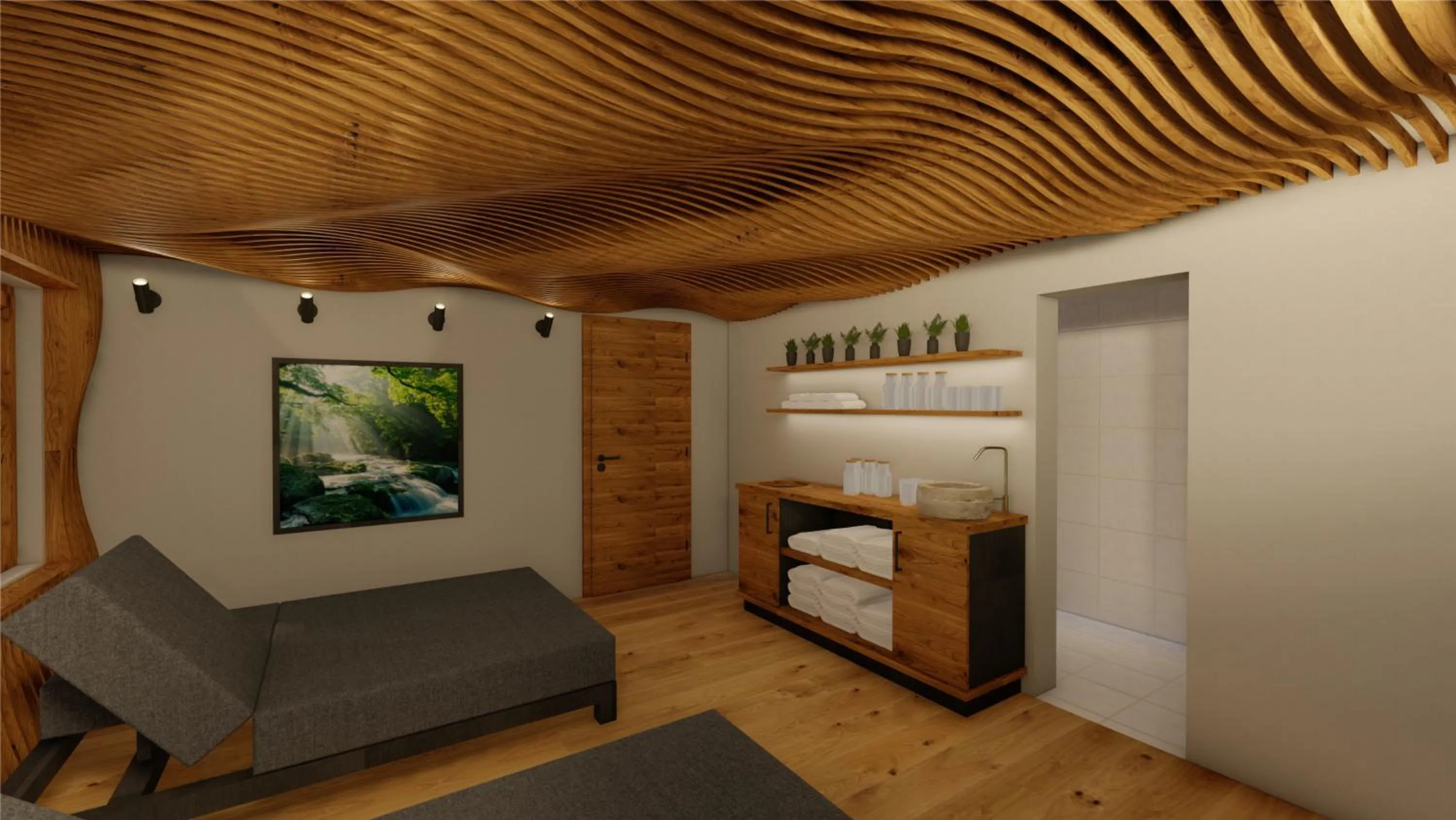 Spa and wellness centre/facilities, Bed in Köhlerei am See