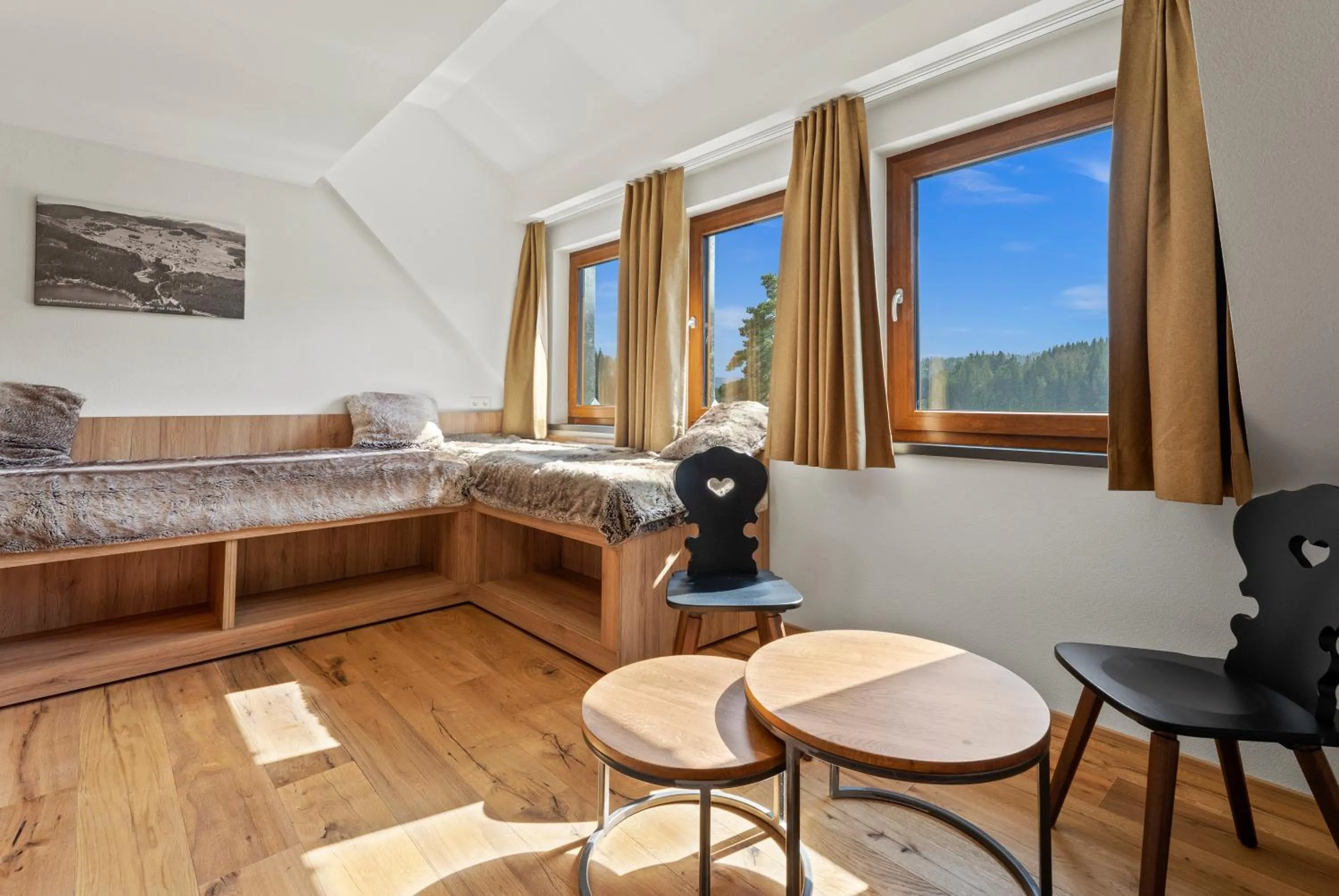 Photo of the whole room, Bed in Köhlerei am See