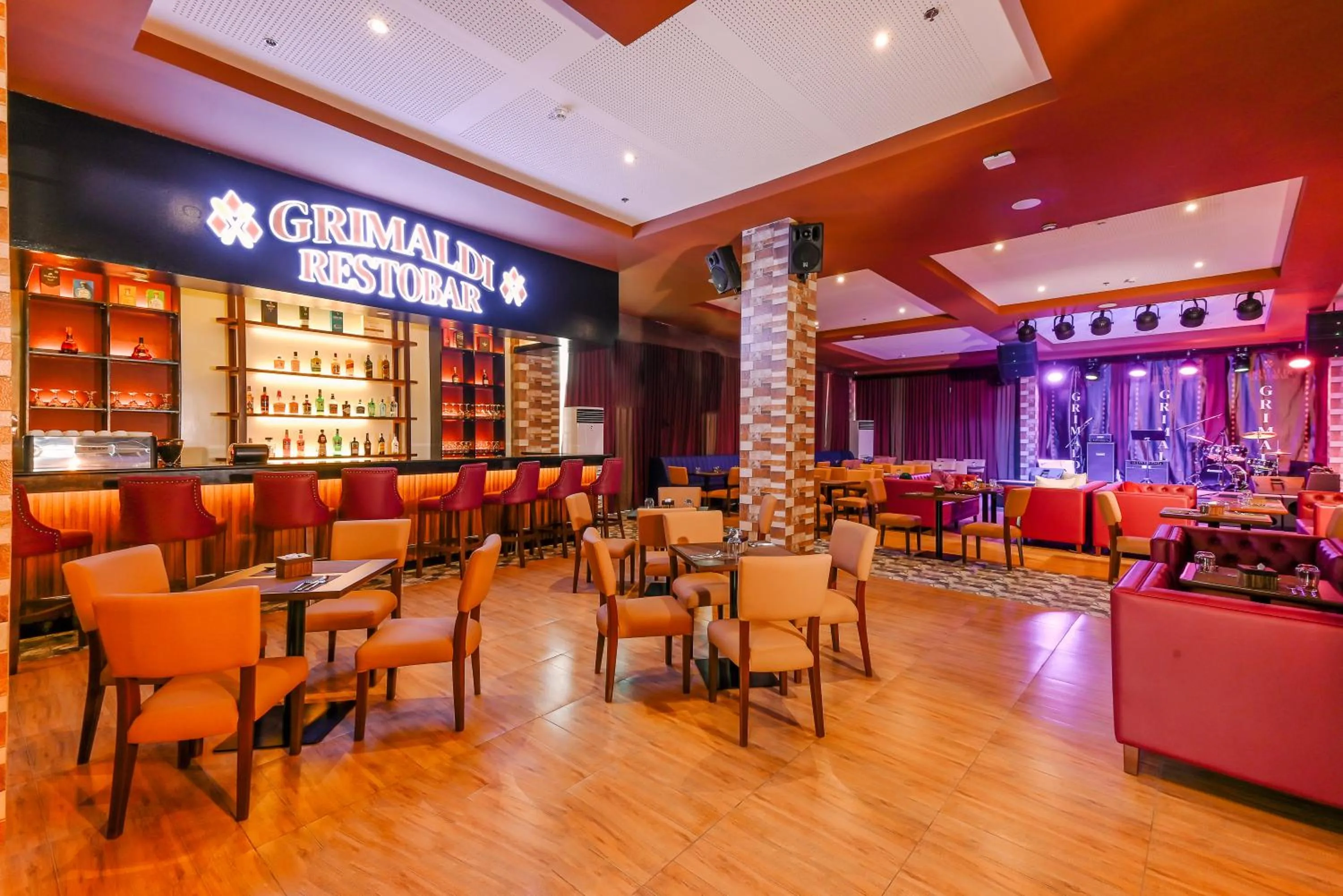 Lounge or bar in Monaco Hotel