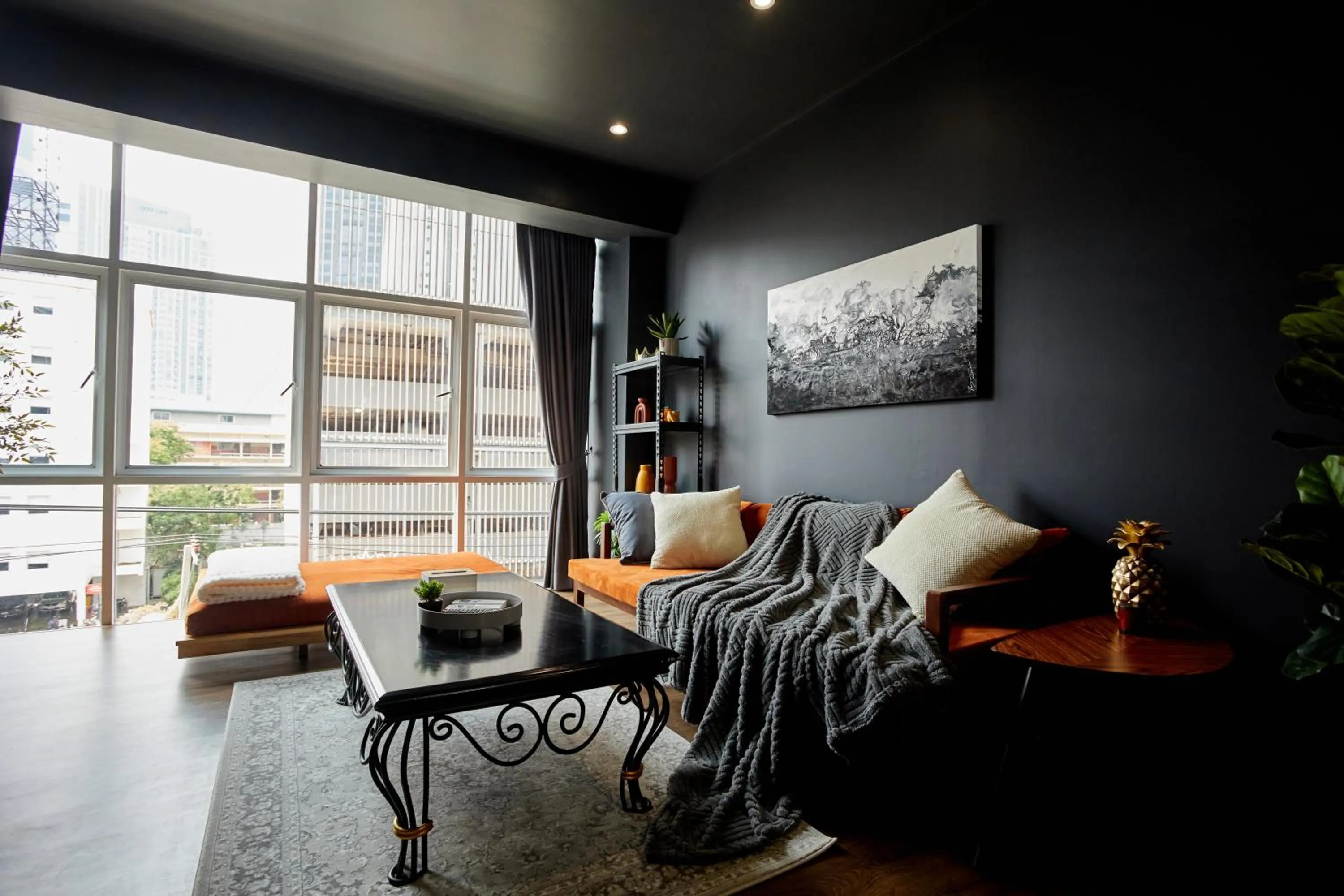 Living room in HABI Surawong-Silom
