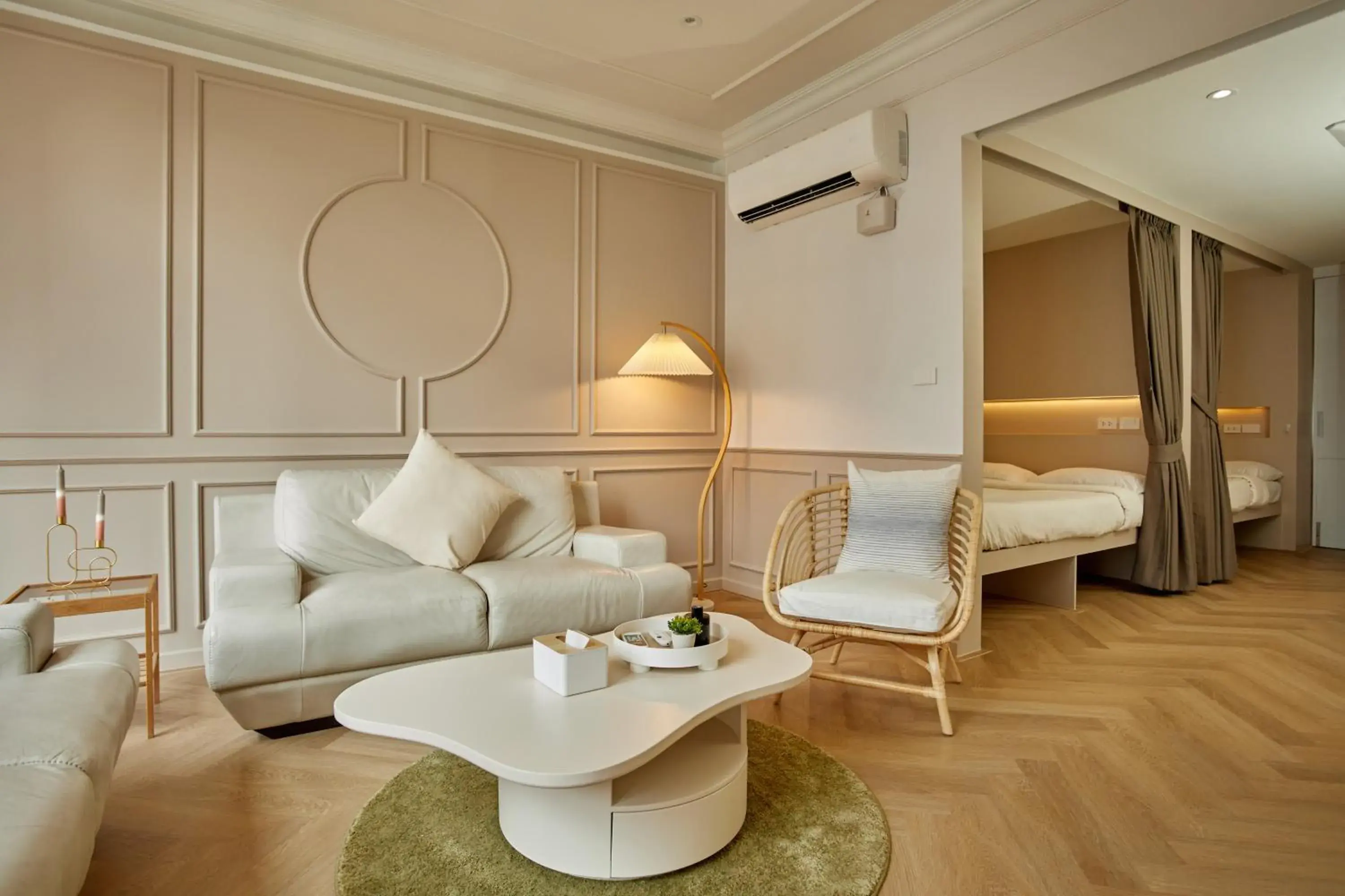 Living room, Bed in HABI Surawong-Silom Living room, Bed in HABI Surawong-Silom