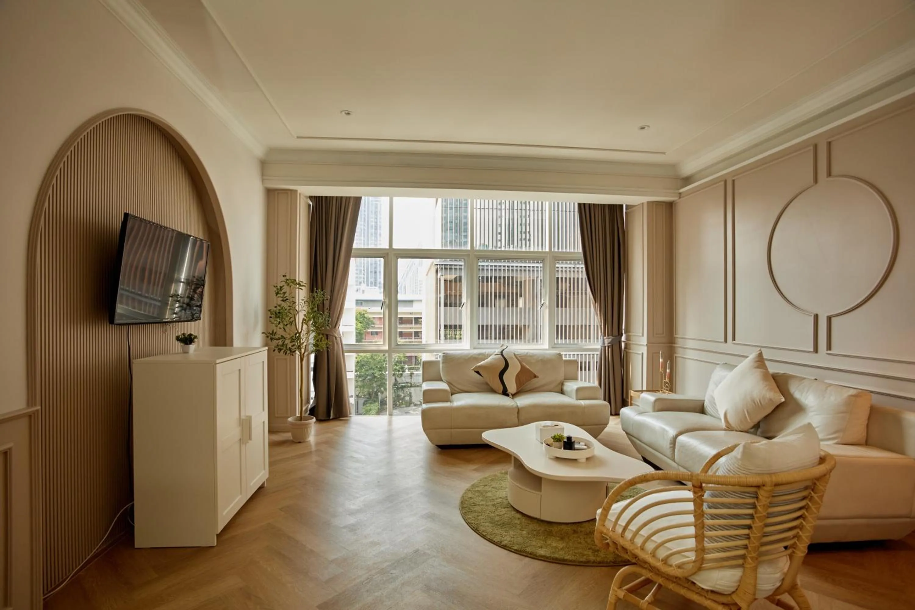 Living room in HABI Surawong-Silom