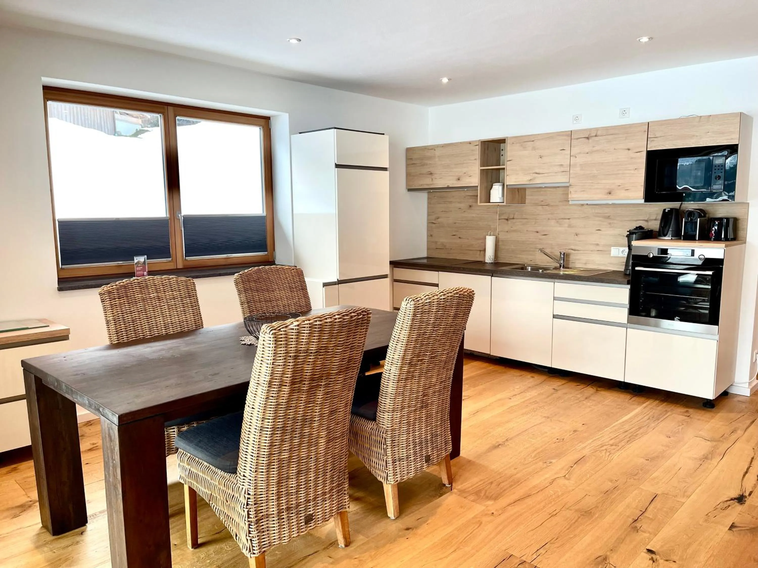 Kitchen or kitchenette in Alpenlodge Charivari - SommerBergBahn unlimited kostenlos