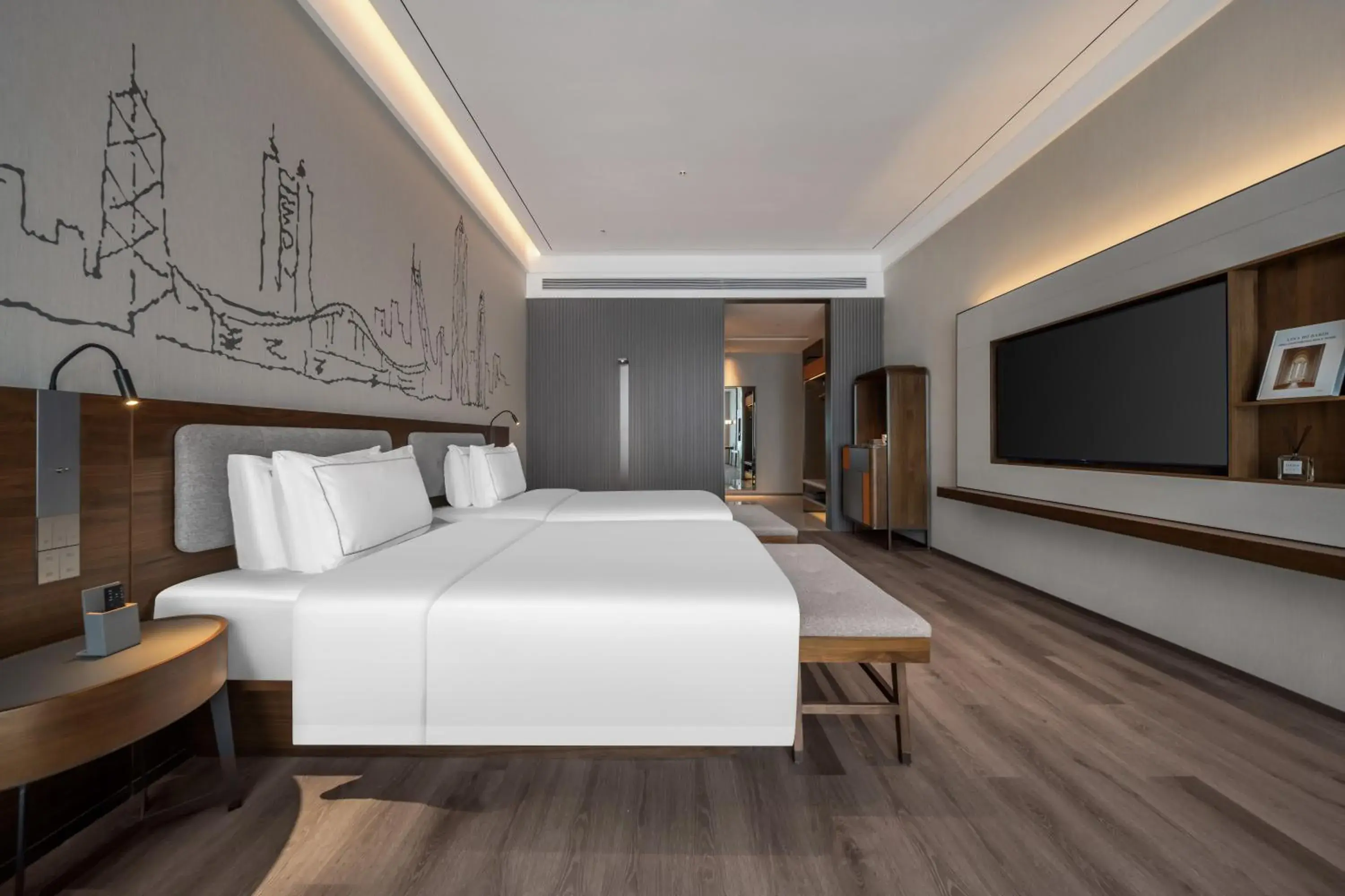 Bed in Shenzhen Shekou Prince Bay Yifei Hotel Bed in Shenzhen Shekou Prince Bay Yifei Hotel