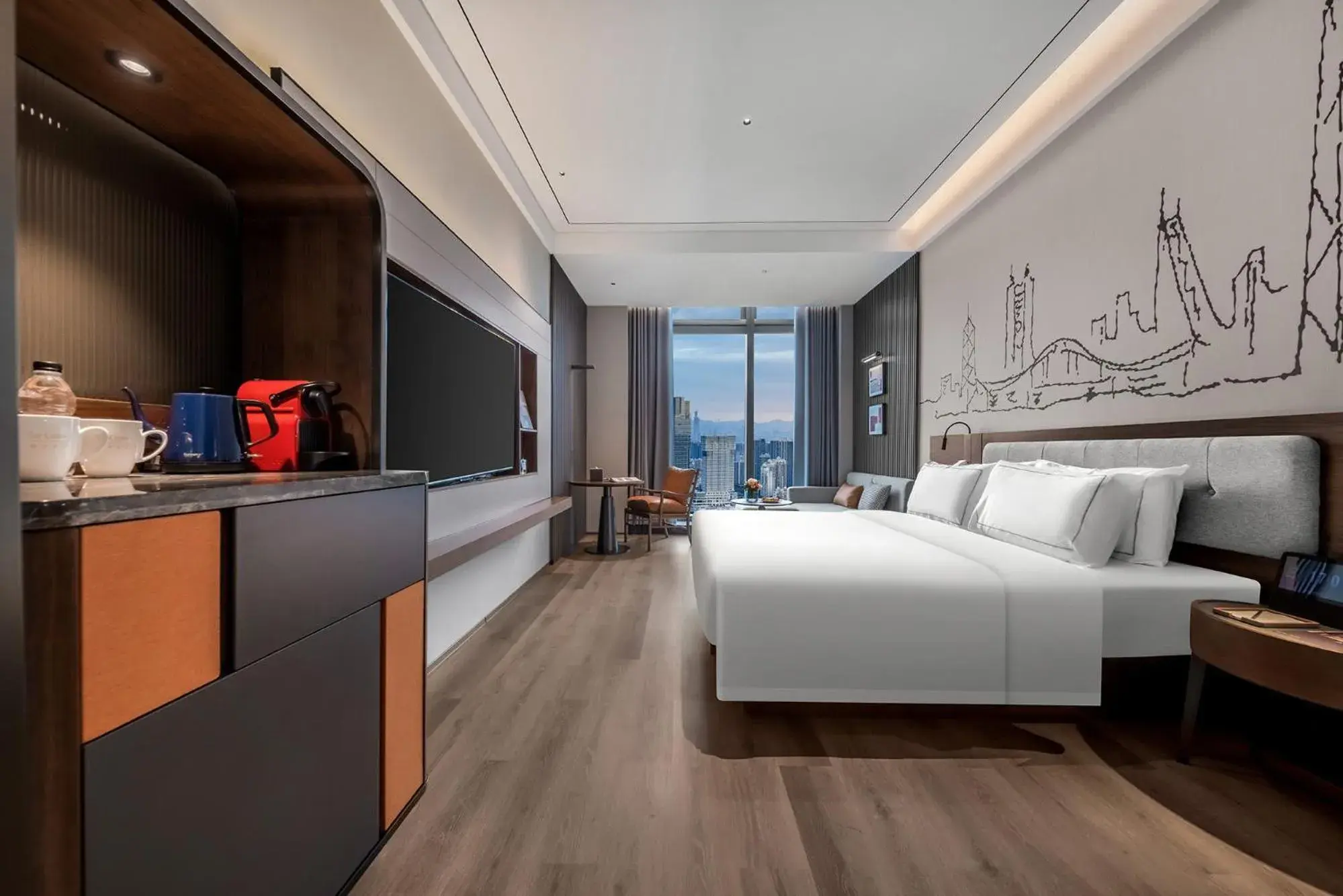 Bed in Shenzhen Shekou Prince Bay Yifei Hotel Bed in Shenzhen Shekou Prince Bay Yifei Hotel
