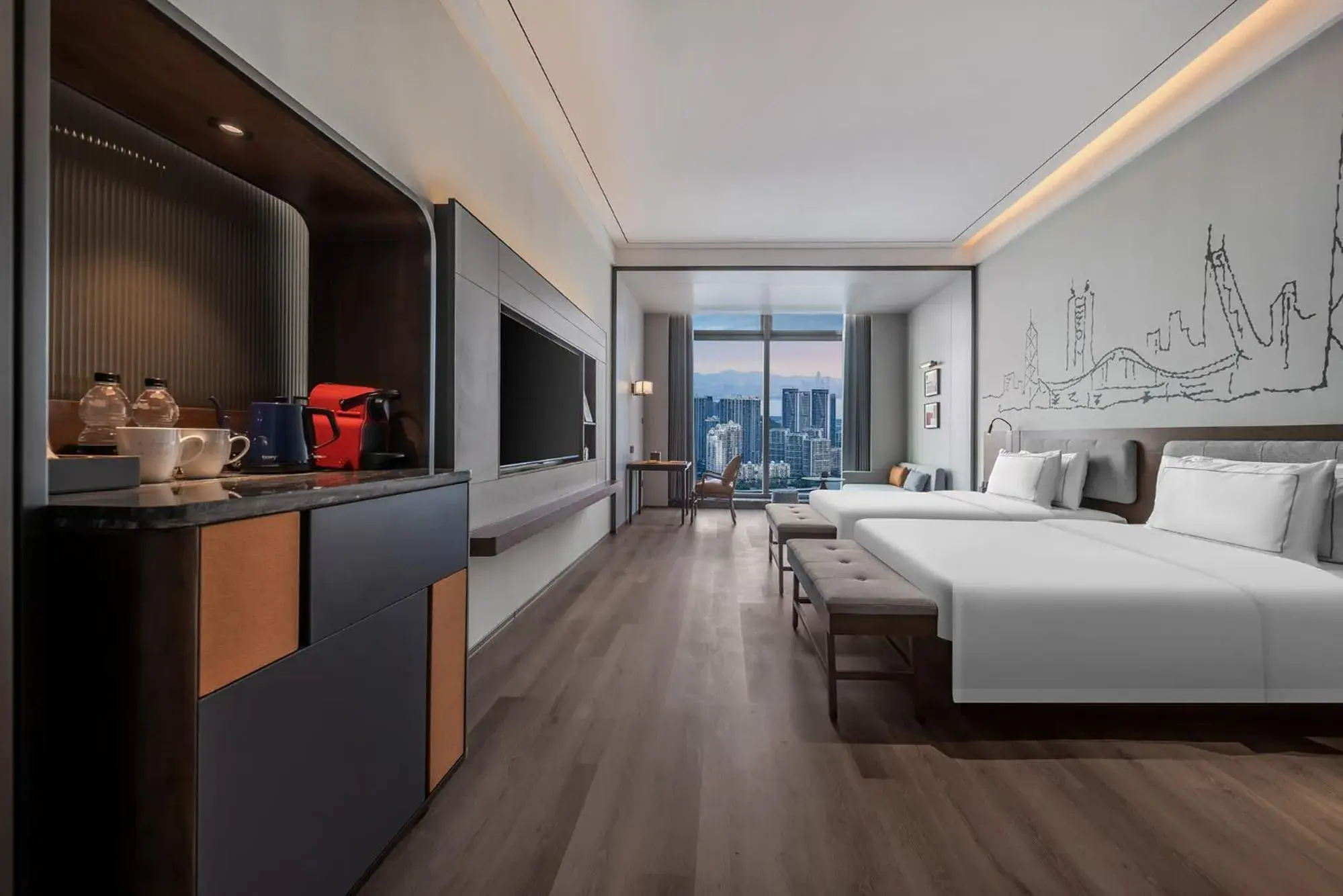 Bed in Shenzhen Shekou Prince Bay Yifei Hotel Bed in Shenzhen Shekou Prince Bay Yifei Hotel