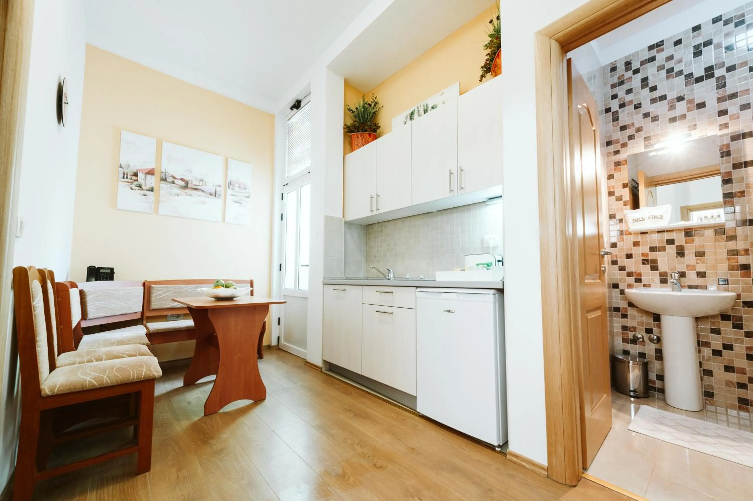 Kitchen or kitchenette in Hotel Medjugorje Irish Centre