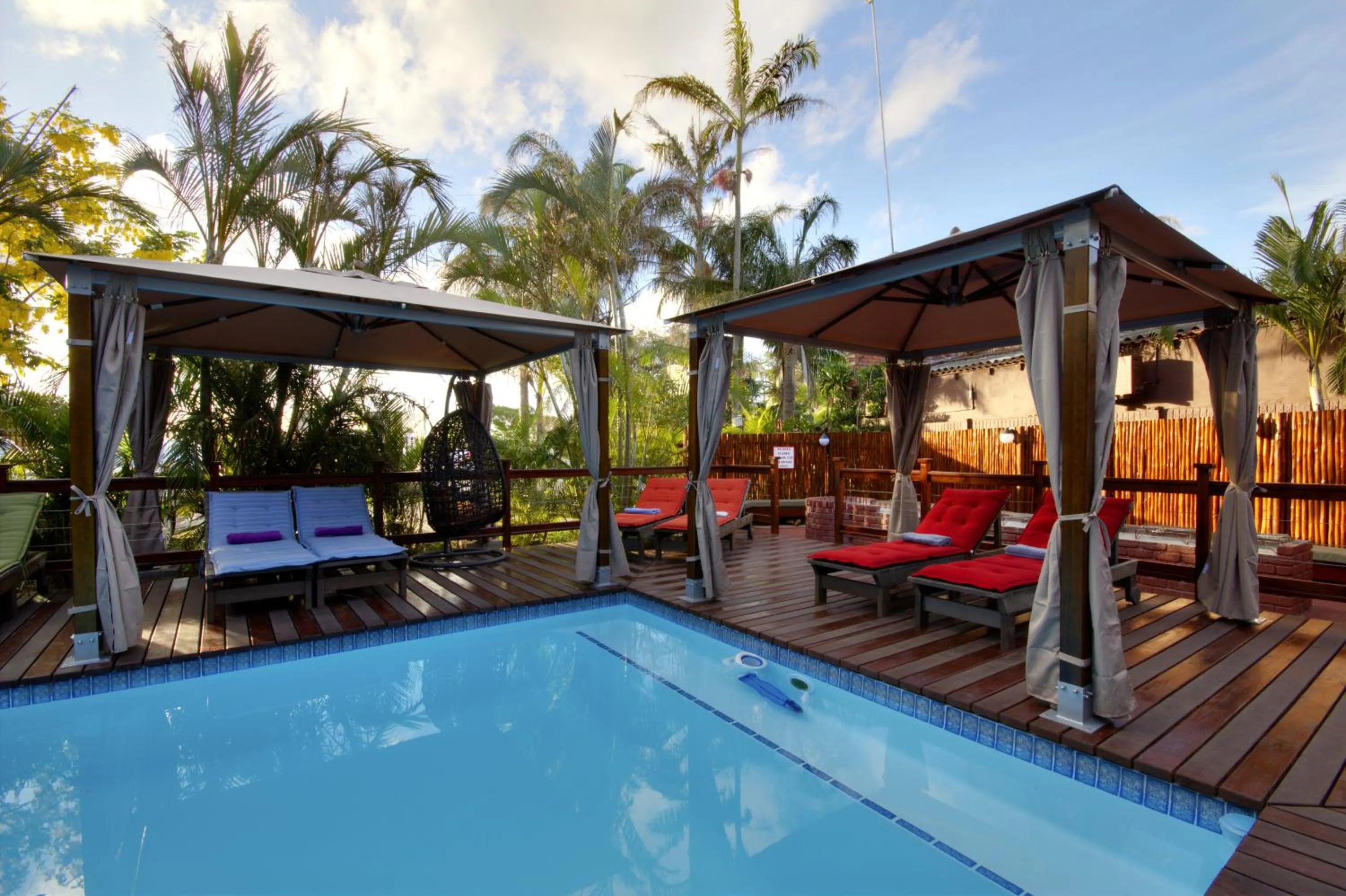 Swimming pool in The Tree Top Village Urban Glamping