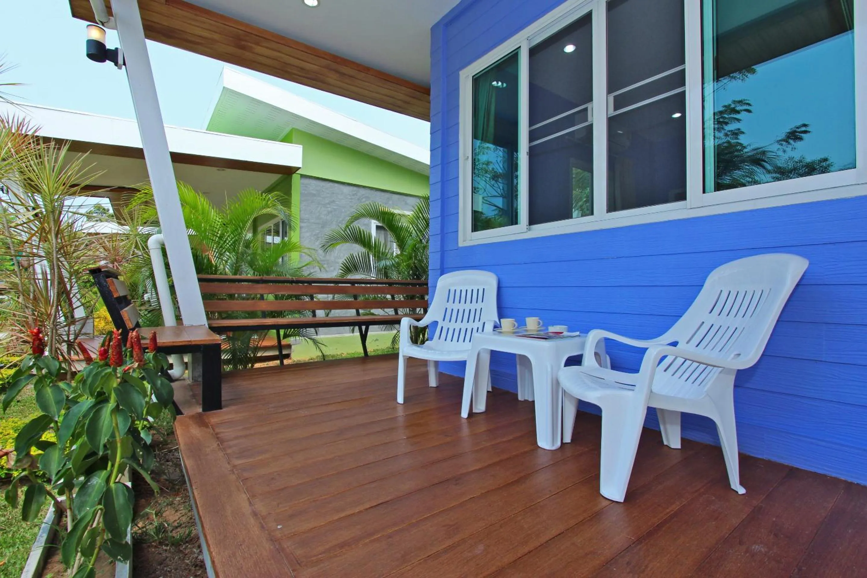 Patio in Maikhao Home Garden Bungalow