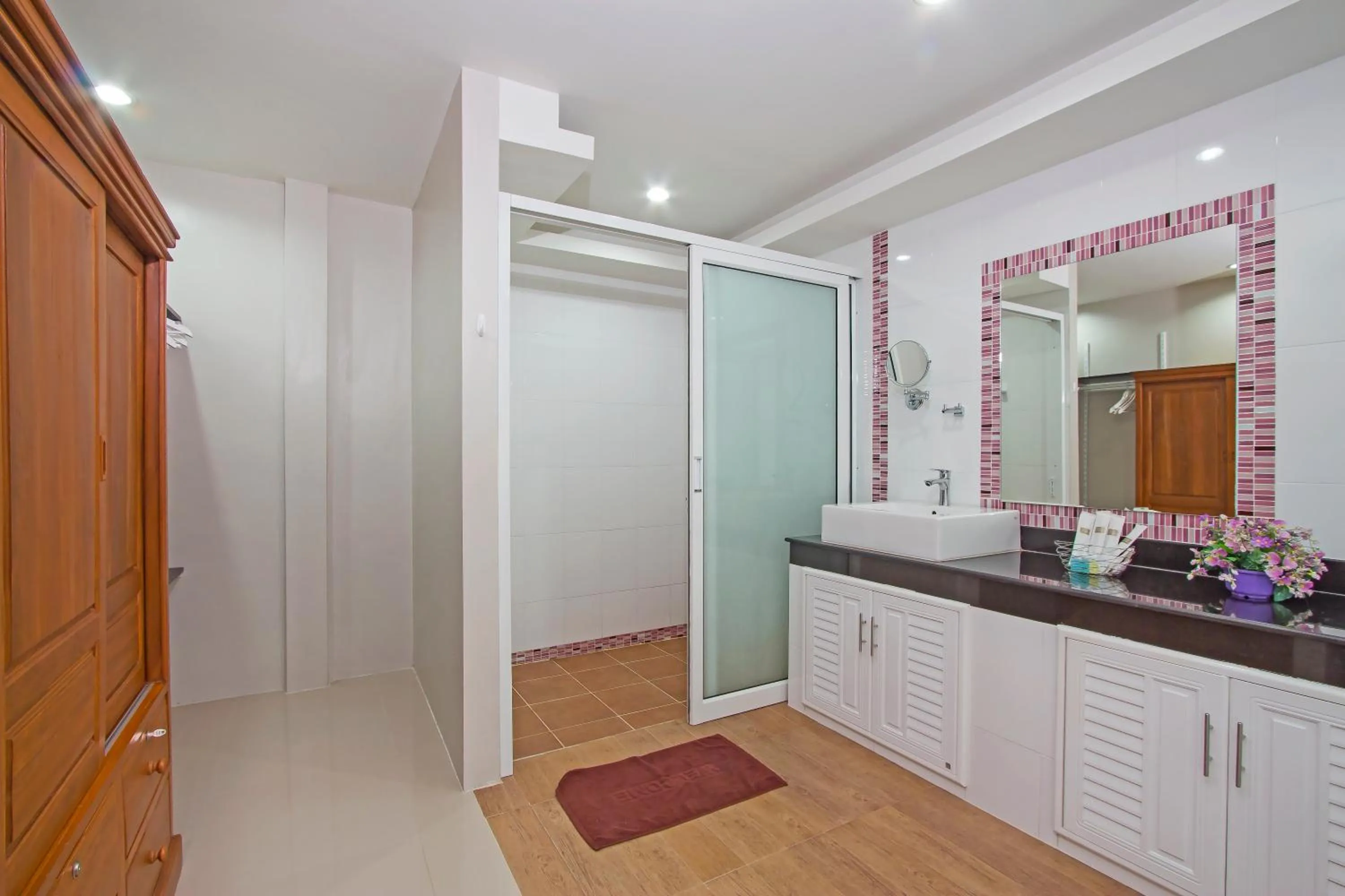 Bathroom in Maikhao Home Garden Bungalow