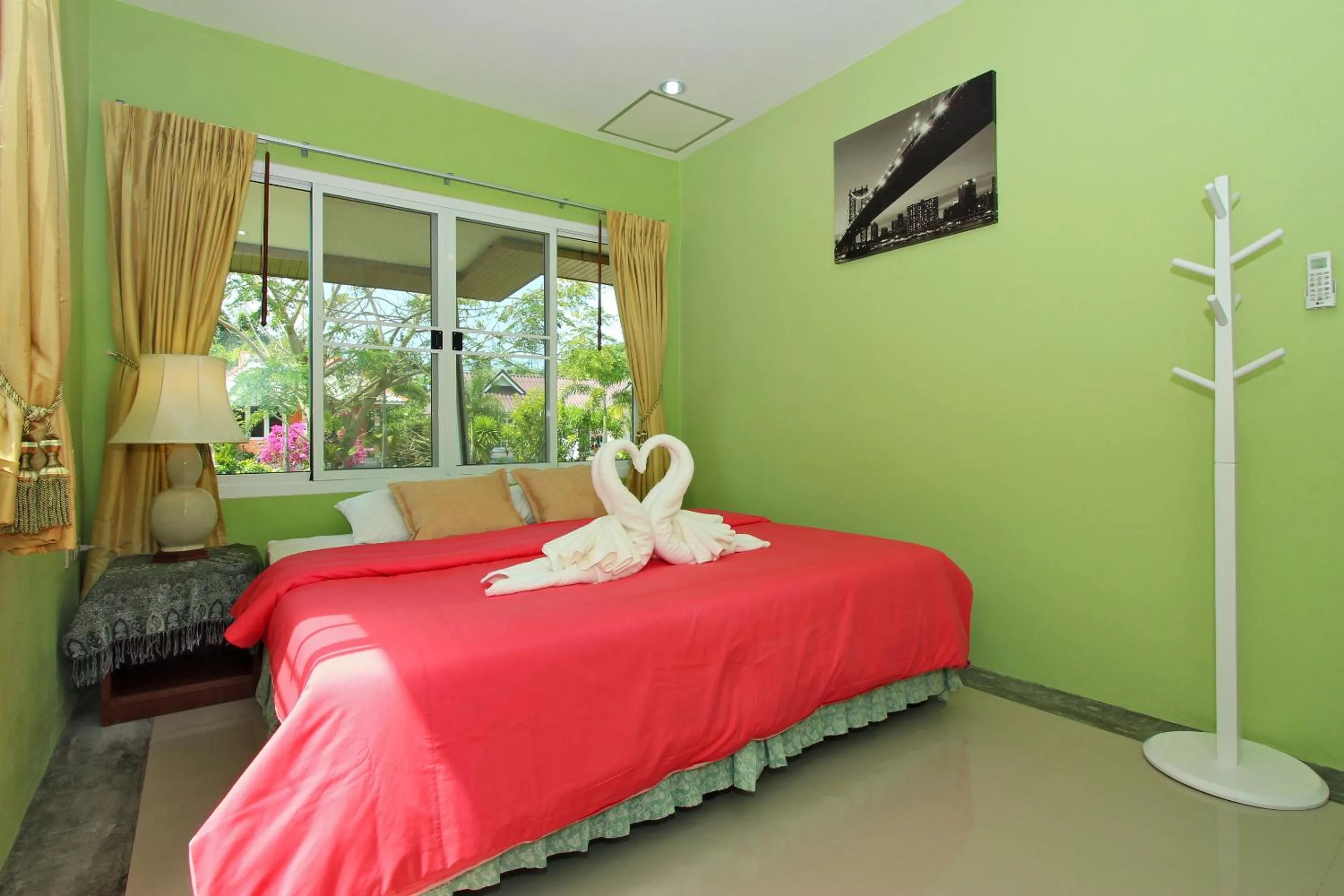 Photo of the whole room, Bed in Maikhao Home Garden Bungalow