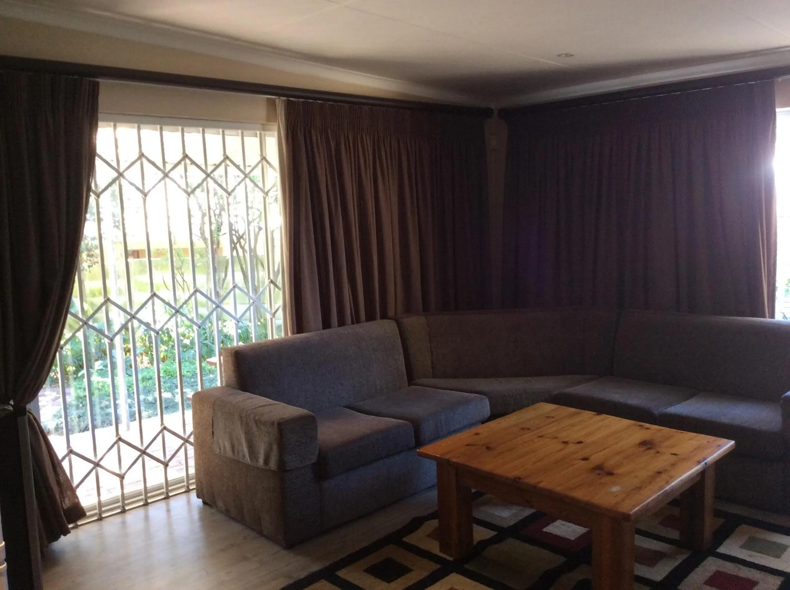 Living room in TeBeacon Accommodation