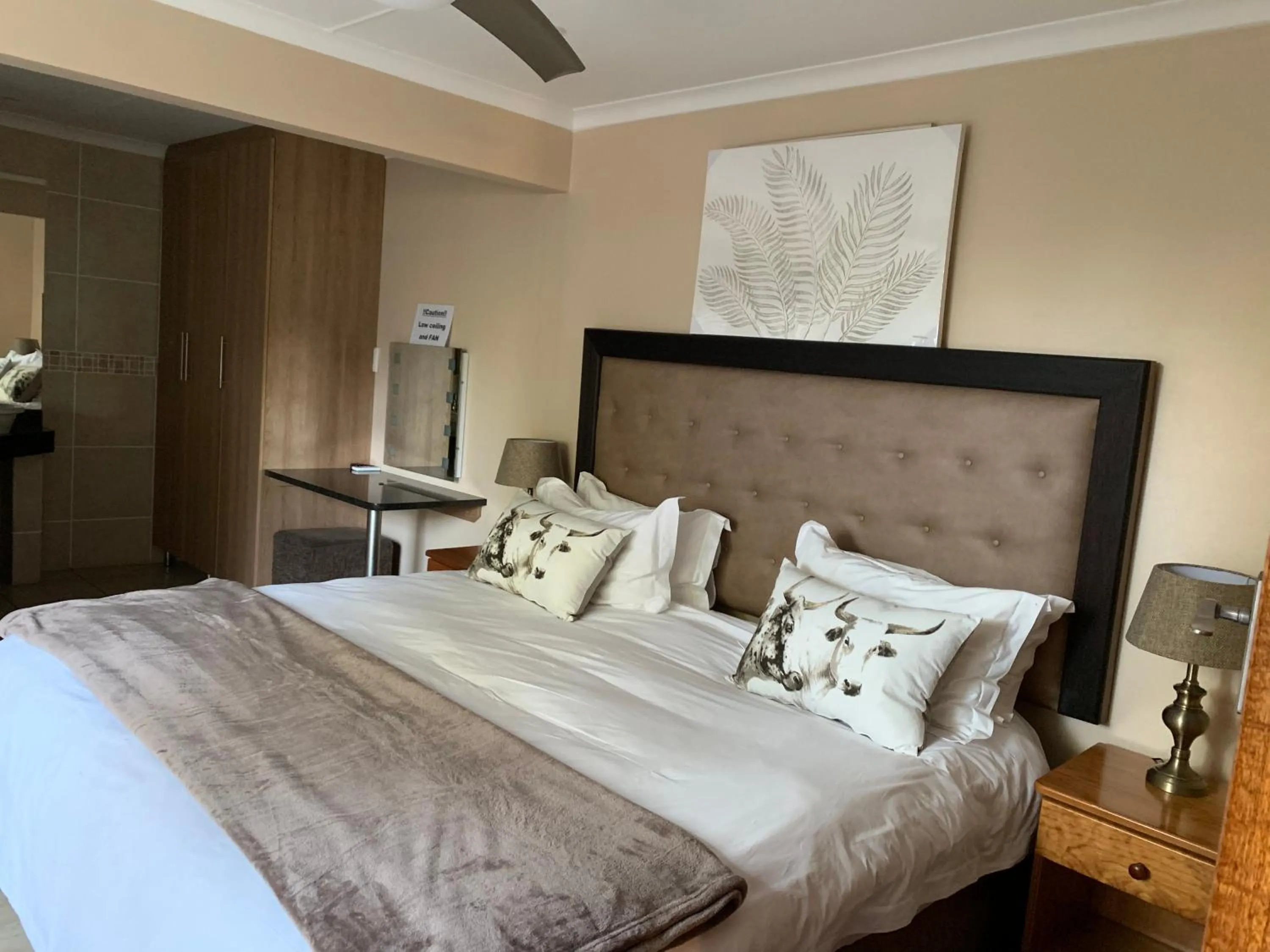 Bed in TeBeacon Accommodation