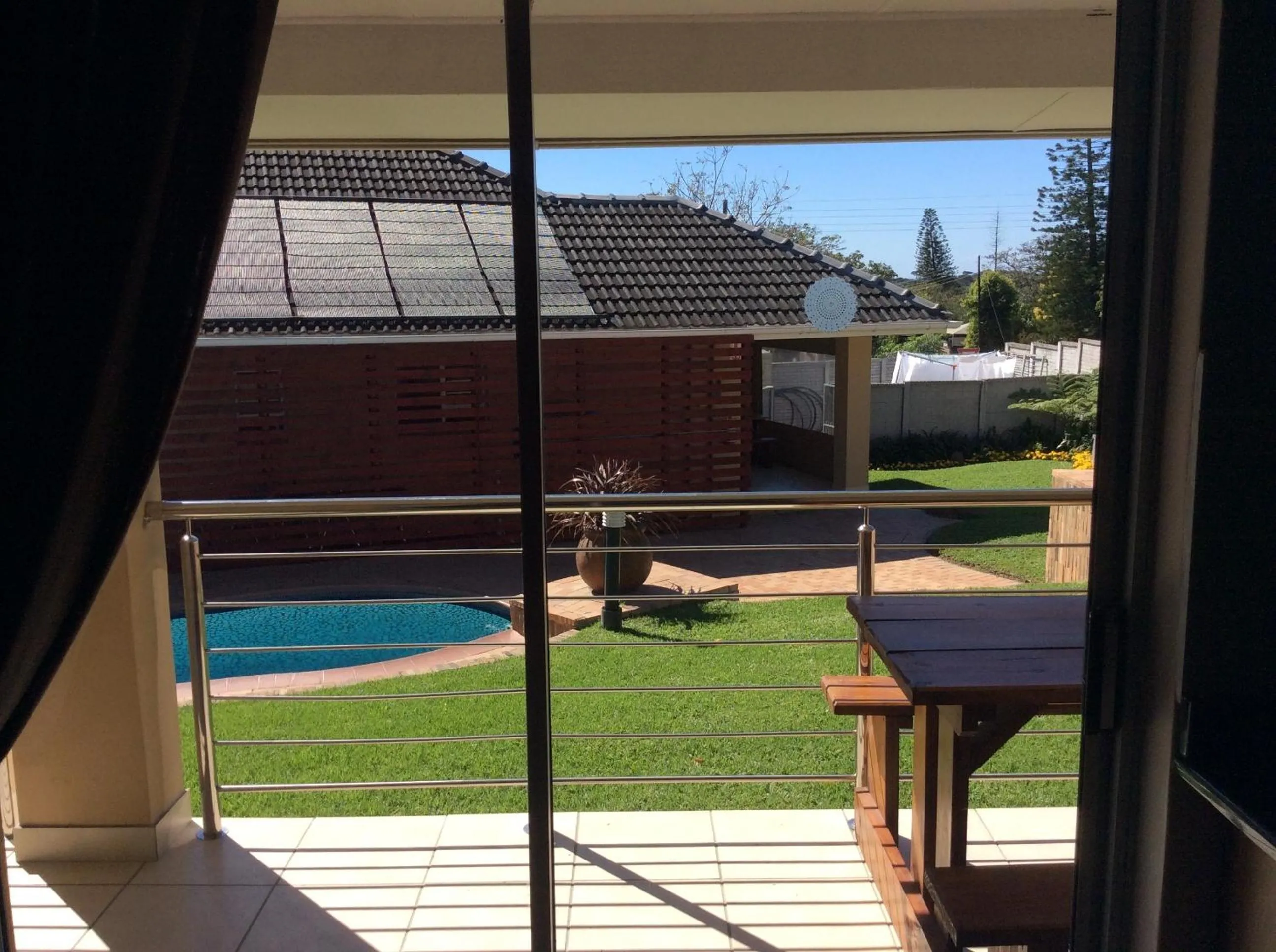 Patio in TeBeacon Accommodation