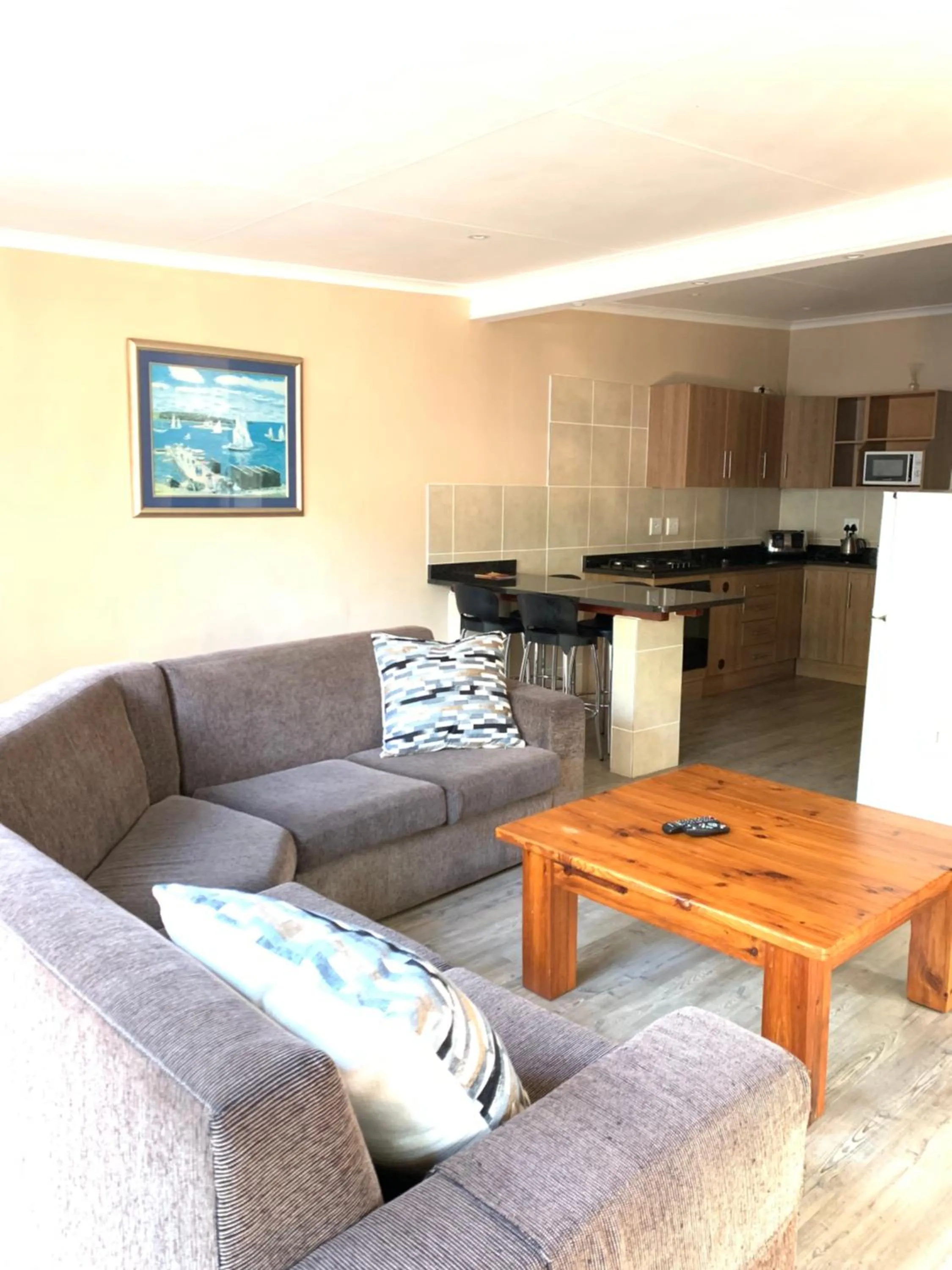 Kitchen or kitchenette in TeBeacon Accommodation