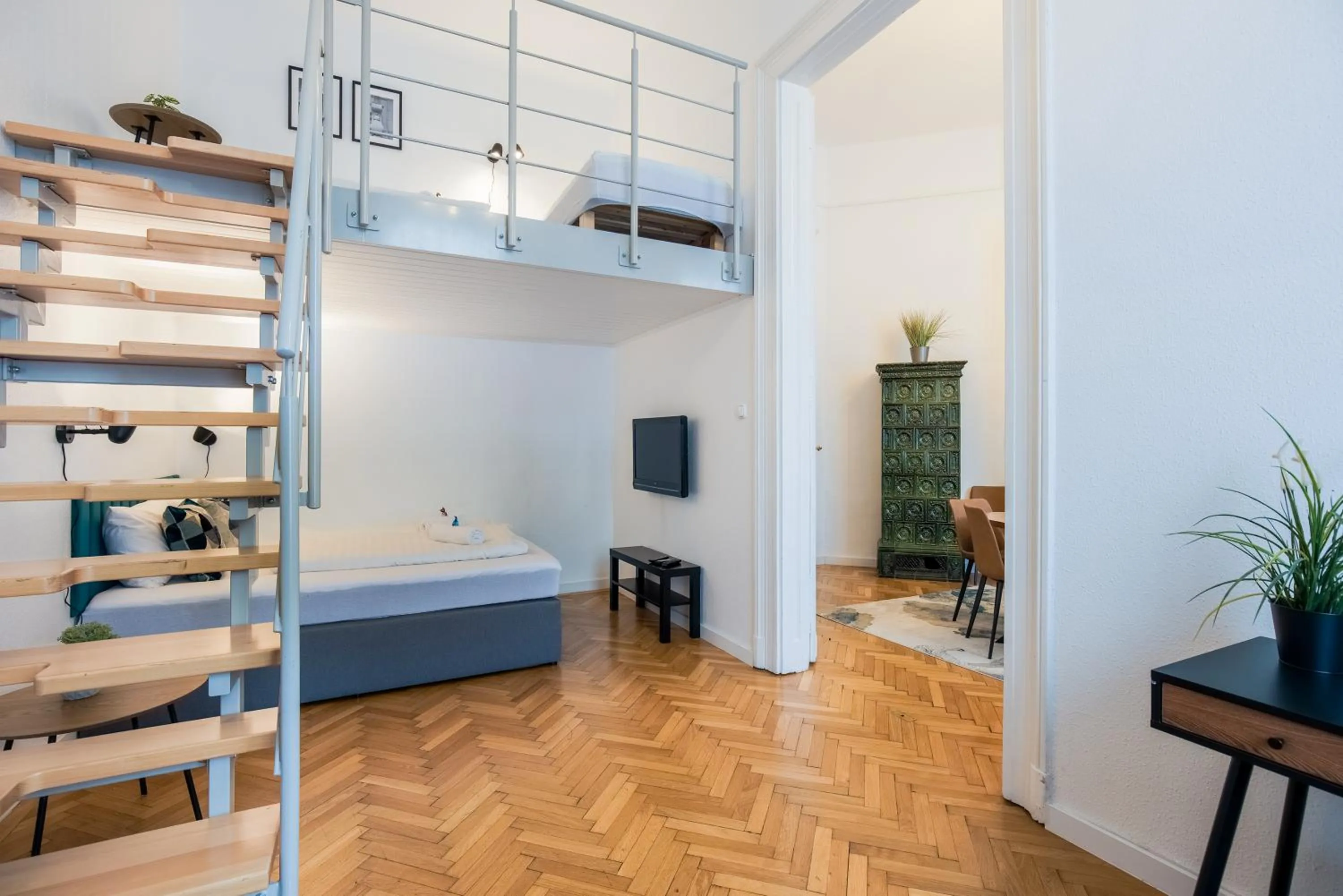 Bedroom, Bed in Maverick Apartments