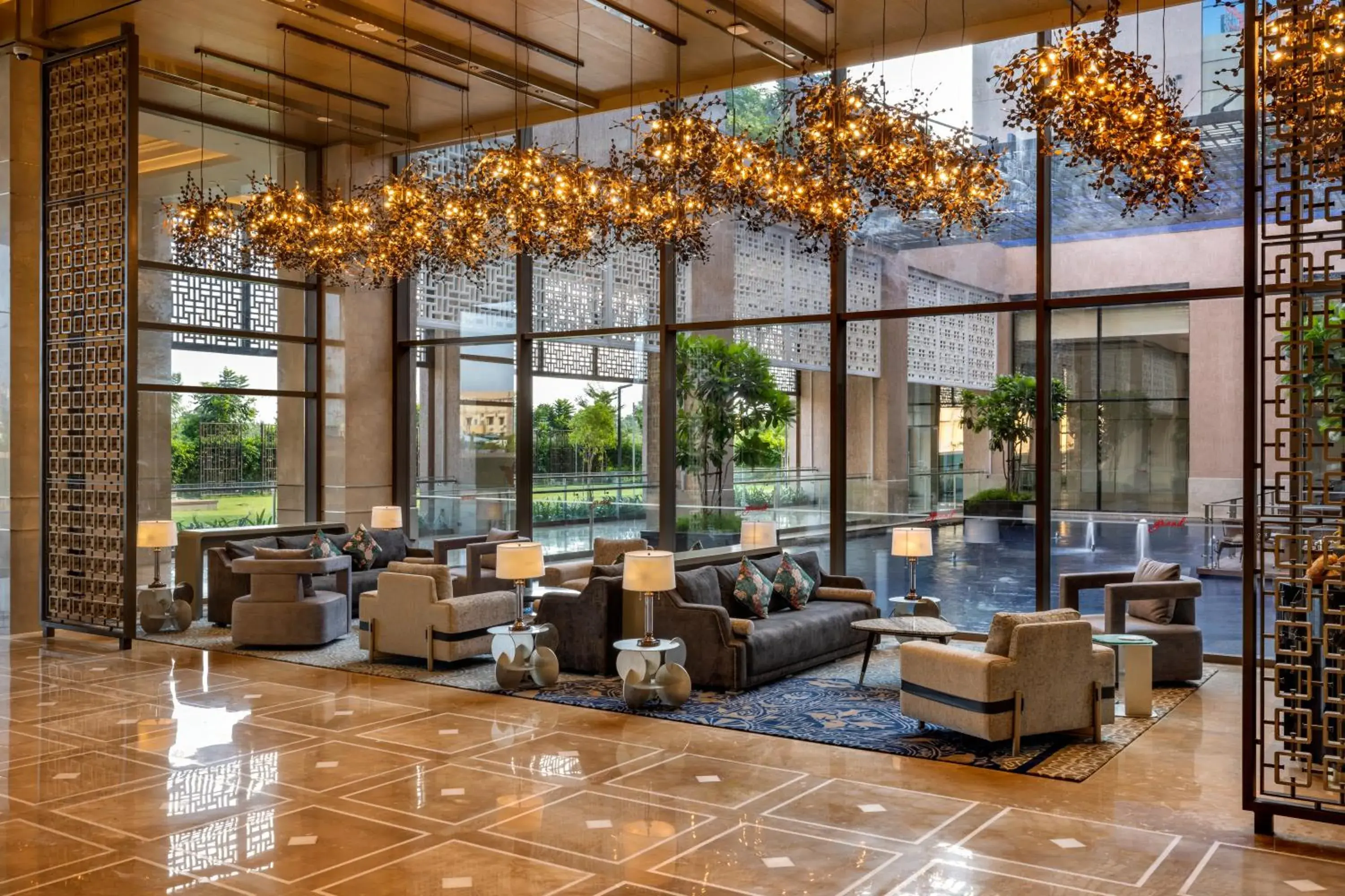 Lobby or reception in Grand Madurai by GRT Hotels Lobby or reception in Grand Madurai by GRT Hotels