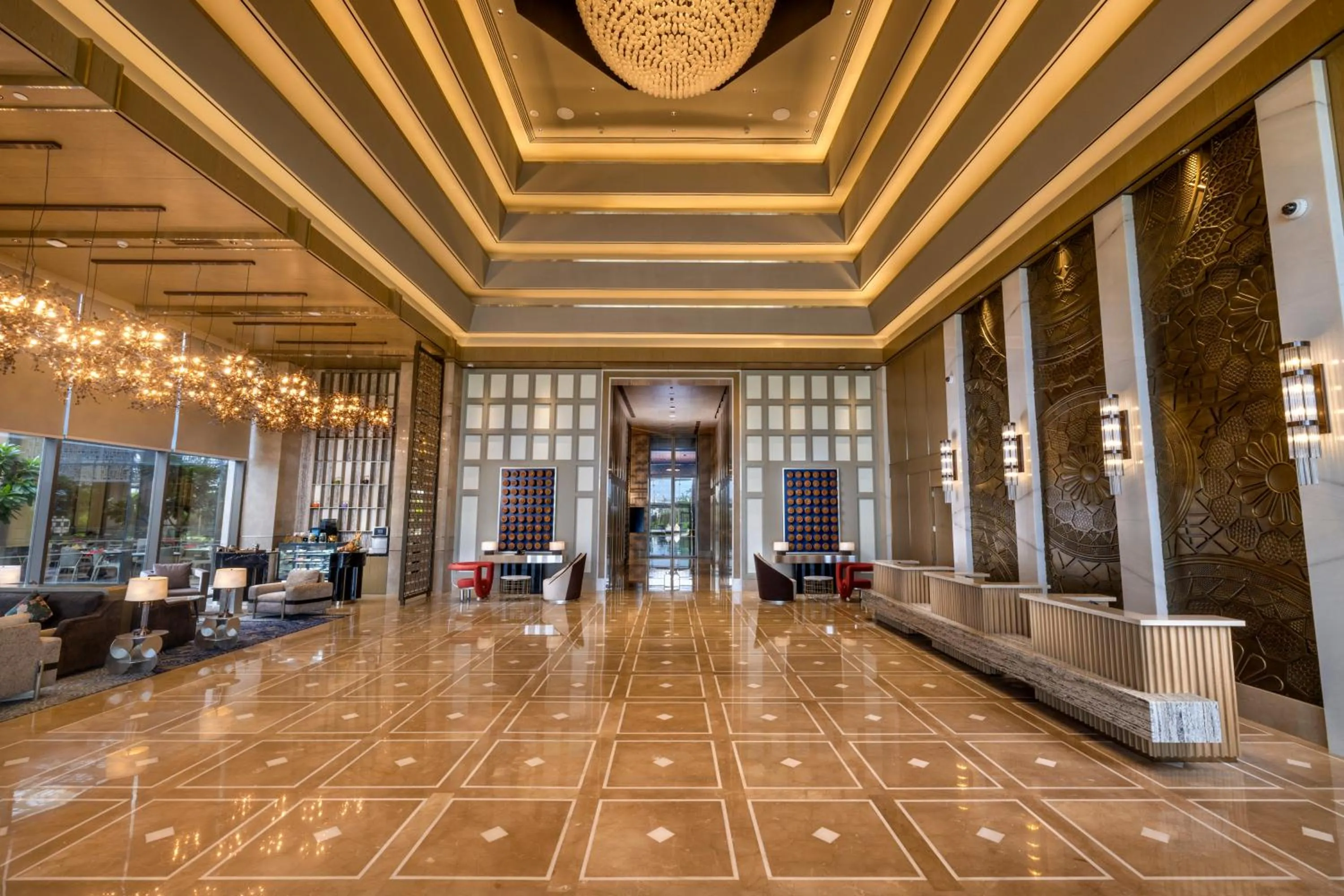 Lobby or reception in Grand Madurai by GRT Hotels