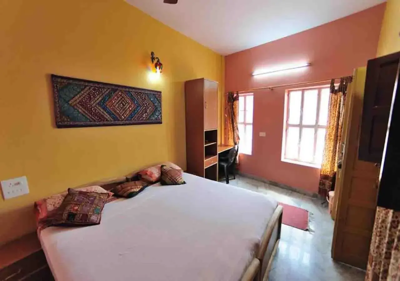Photo of the whole room, Bed in Ganpati Guest House Photo of the whole room, Bed in Ganpati Guest House