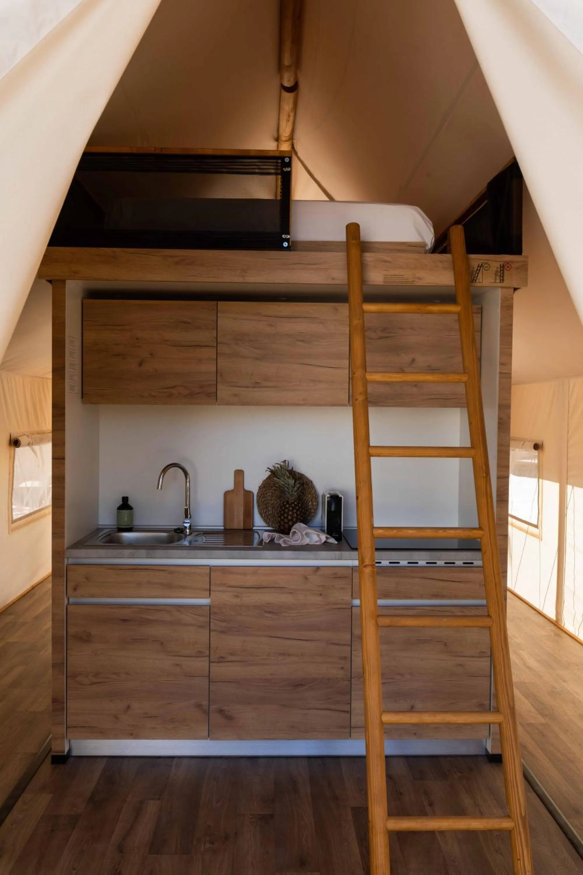 Bed in Wecamp San Sebastián