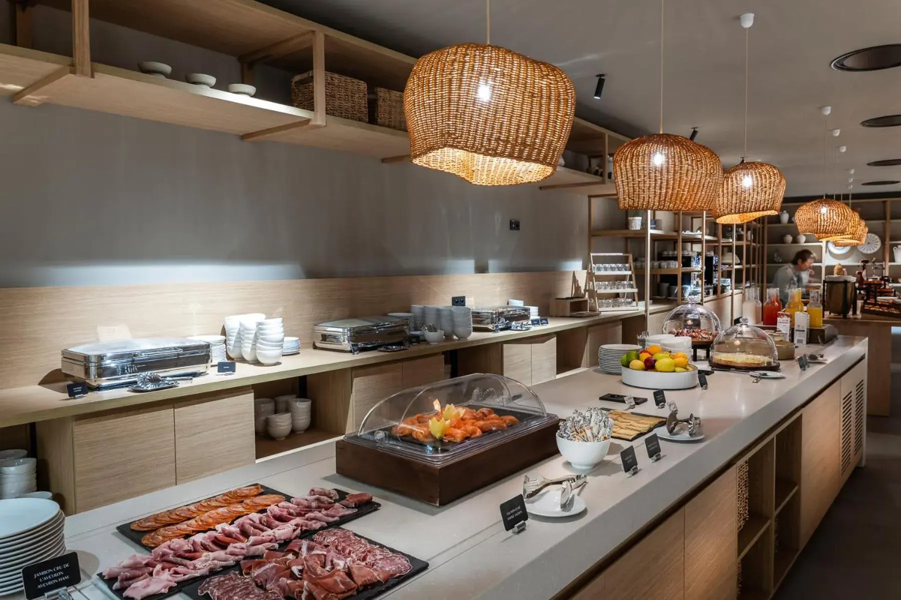 Buffet breakfast in Hôtel Horizon Resort Massane & Spa Buffet breakfast in Hôtel Horizon Resort Massane & Spa