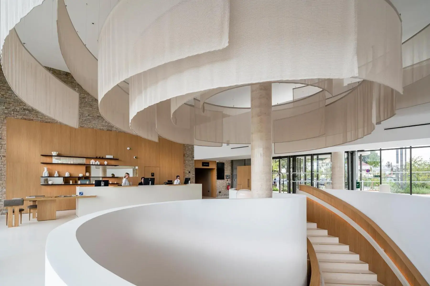 Lobby or reception in Hôtel Horizon Resort Massane & Spa Lobby or reception in Hôtel Horizon Resort Massane & Spa