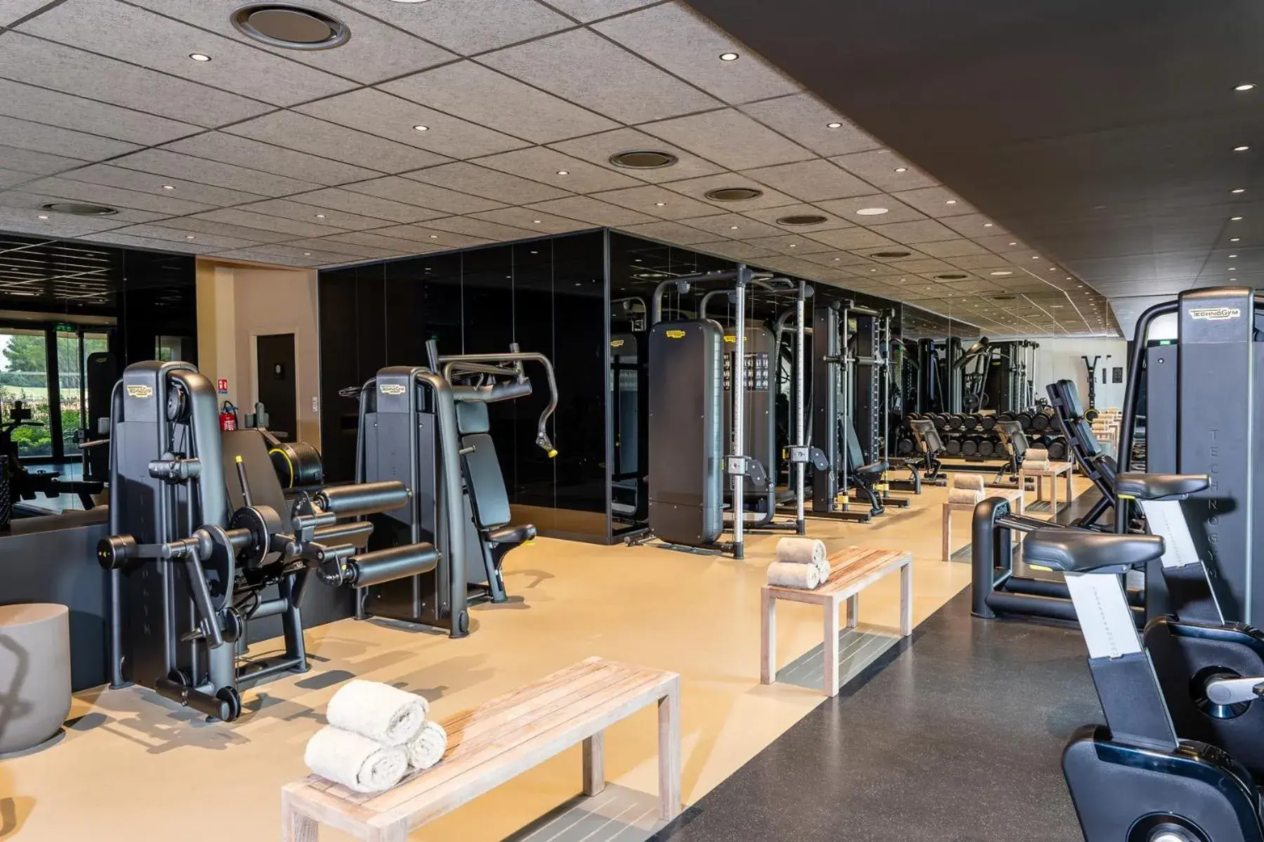 Fitness centre/facilities in Hôtel Horizon Resort Massane & Spa Fitness centre/facilities in Hôtel Horizon Resort Massane & Spa