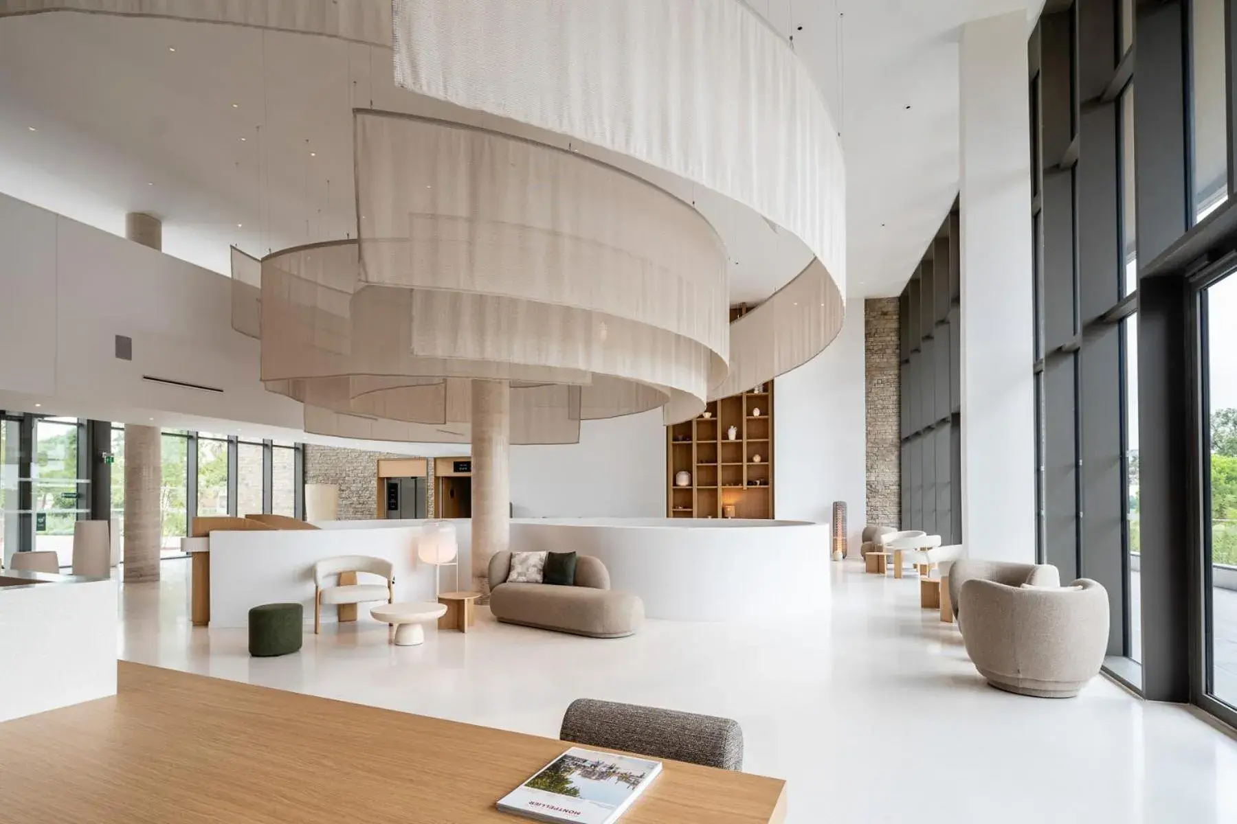 Lobby or reception in Hôtel Horizon Resort Massane & Spa Lobby or reception in Hôtel Horizon Resort Massane & Spa