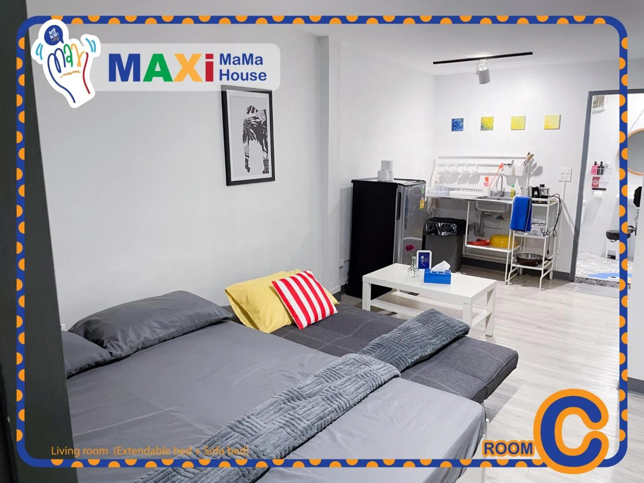 Bed in MAXi MaMa House